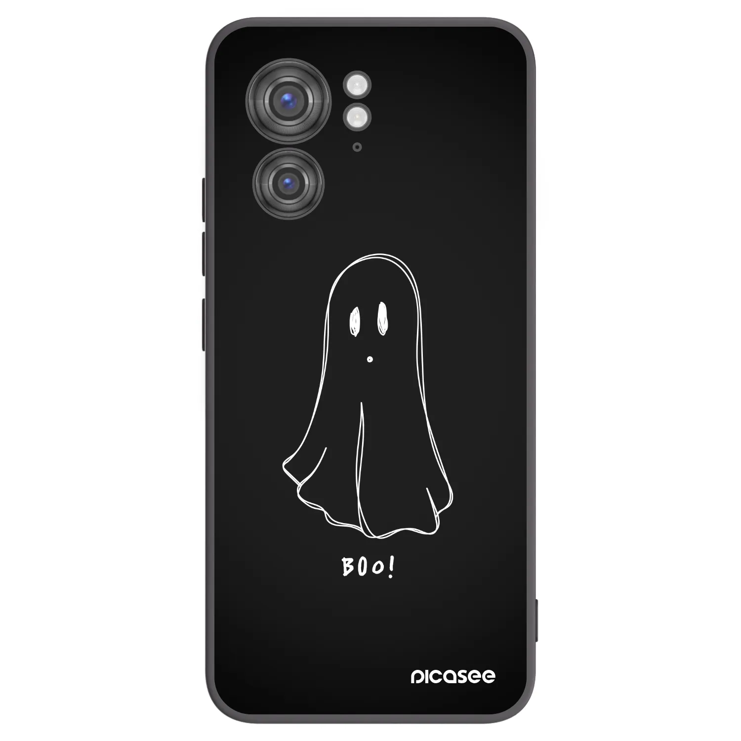 Picasee silikonski črni ovitek za Motorola Edge 40 - Ghost 2