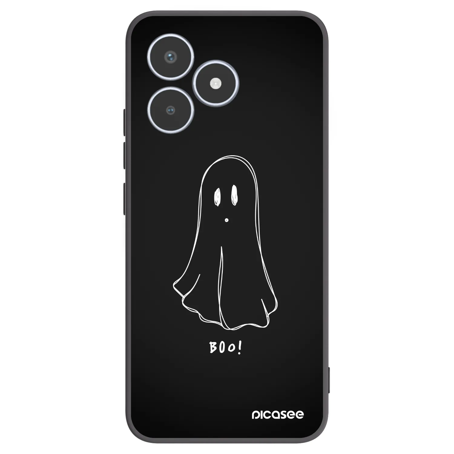 Picasee silikonski črni ovitek za Realme C53 - Ghost 2