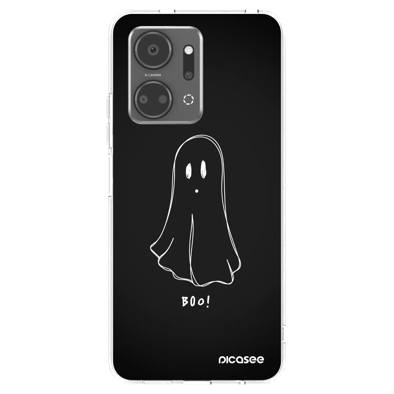 Picasee silikonski prozorni ovitek za Honor X7a - Ghost 2