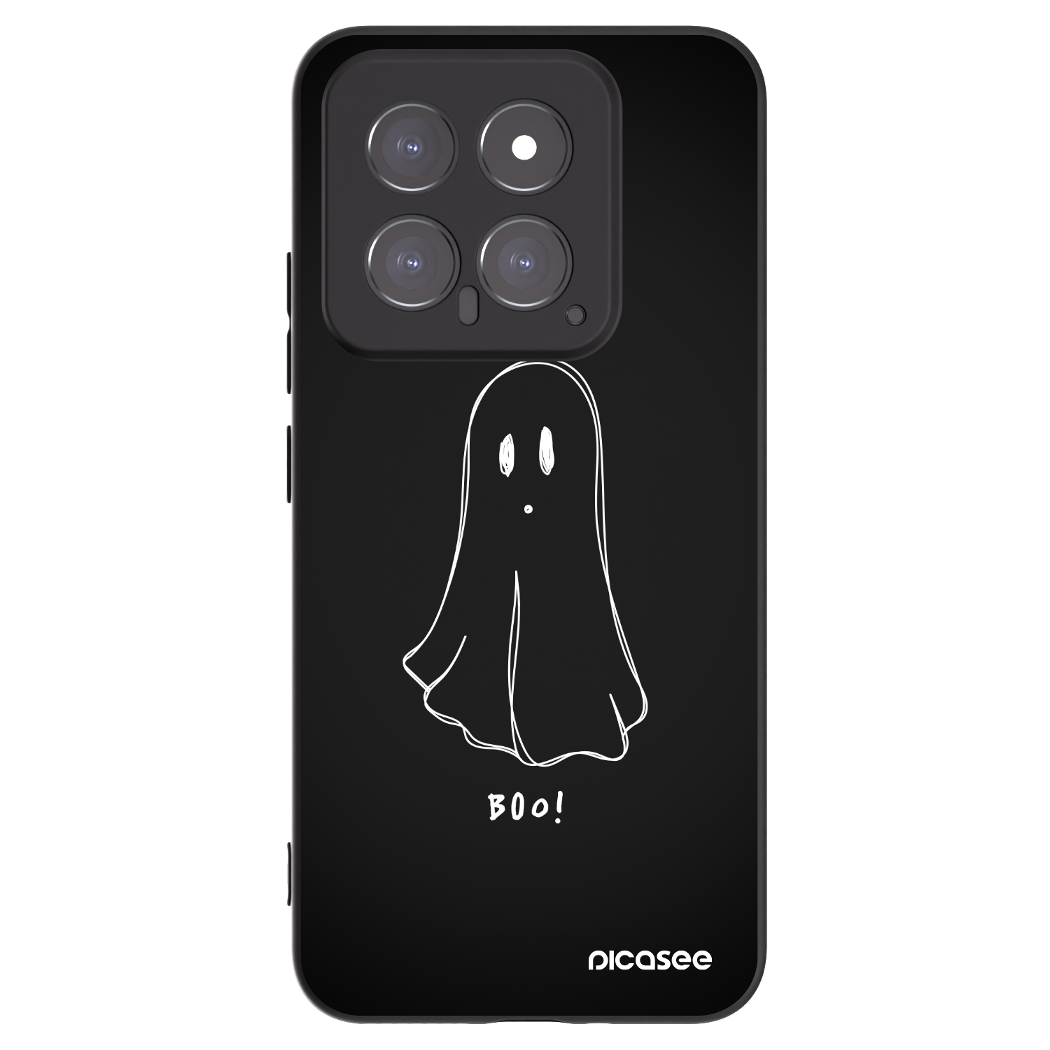 Picasee silikonski črni ovitek za Xiaomi 14 - Ghost 2