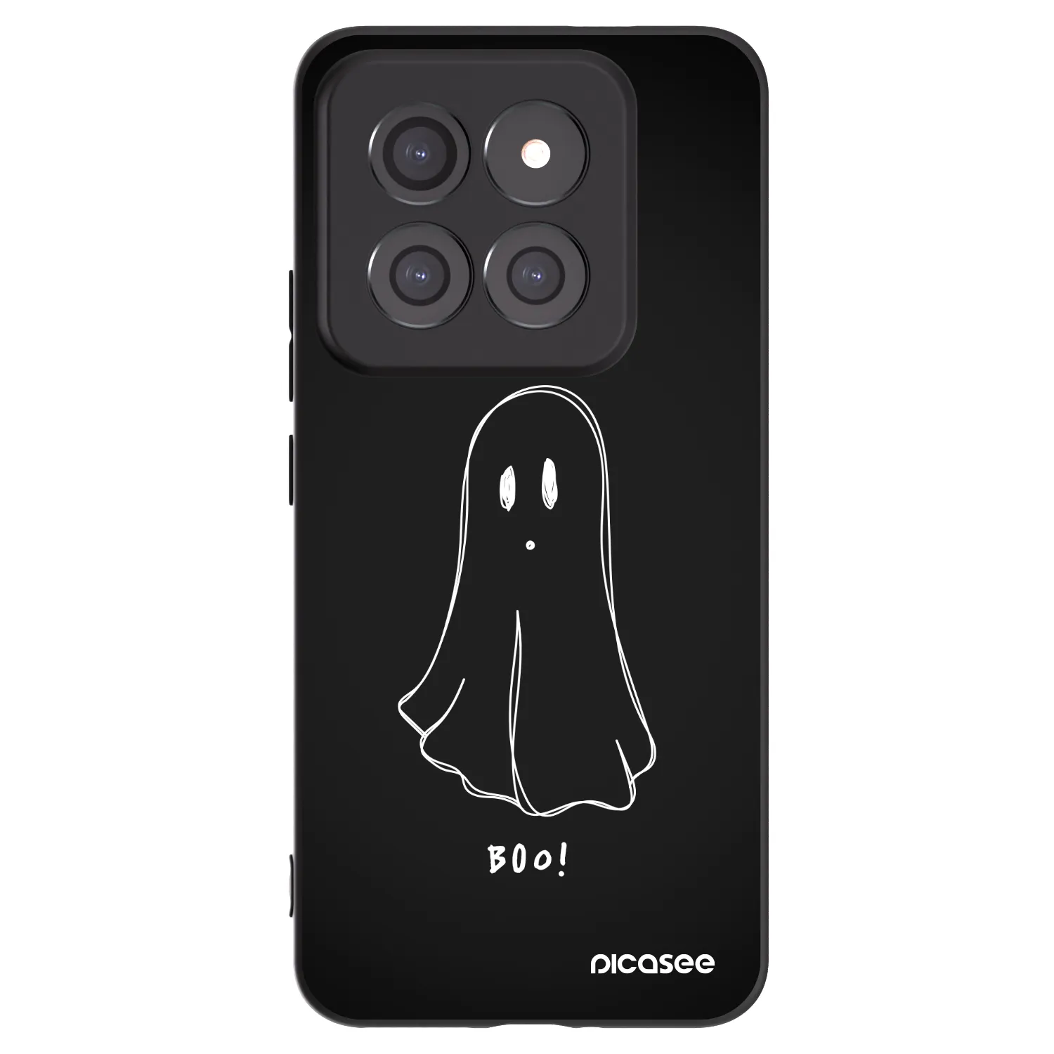 Picasee silikonski črni ovitek za Xiaomi 14 Pro - Ghost 2