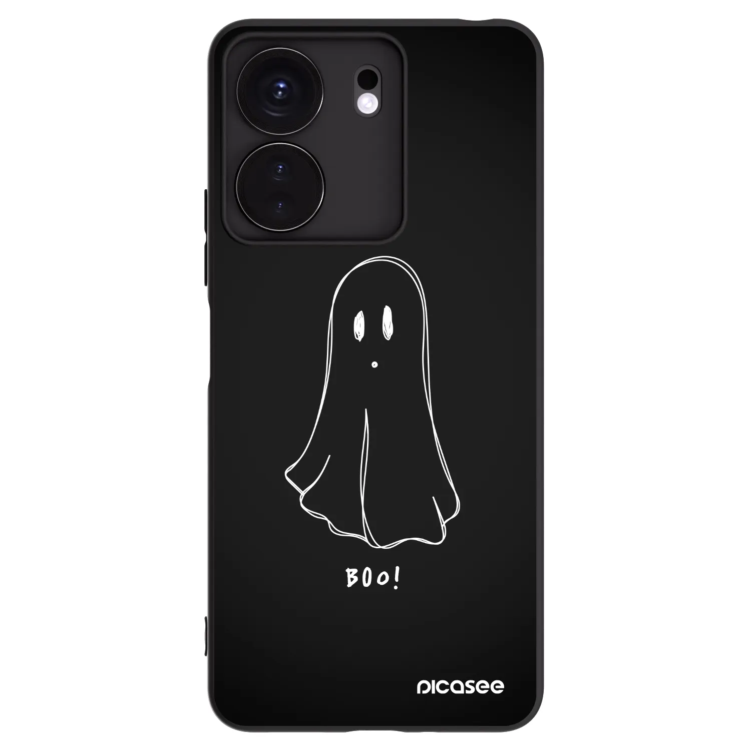 Picasee silikonski črni ovitek za Xiaomi Redmi 13C 4G - Ghost 2