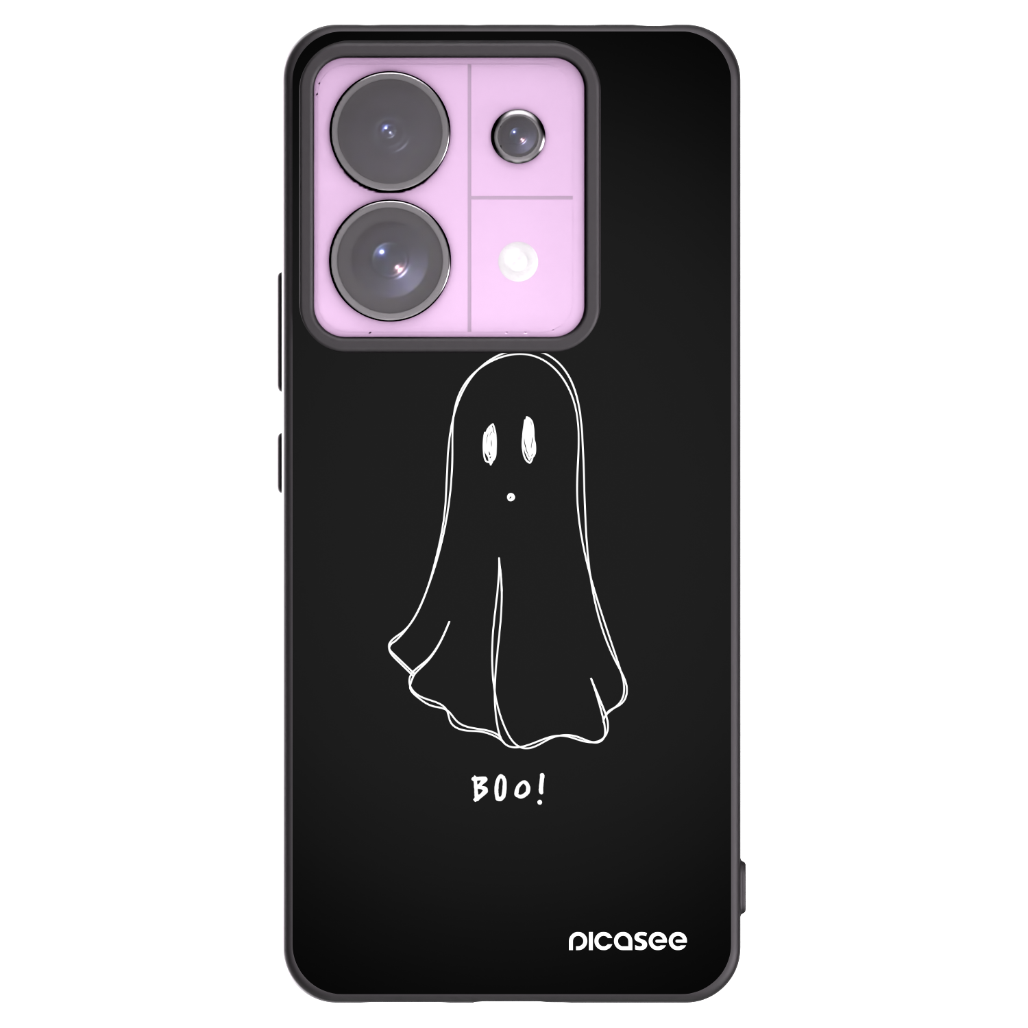 Picasee silikonski črni ovitek za Xiaomi Redmi Note 13 Pro 5G - Ghost 2