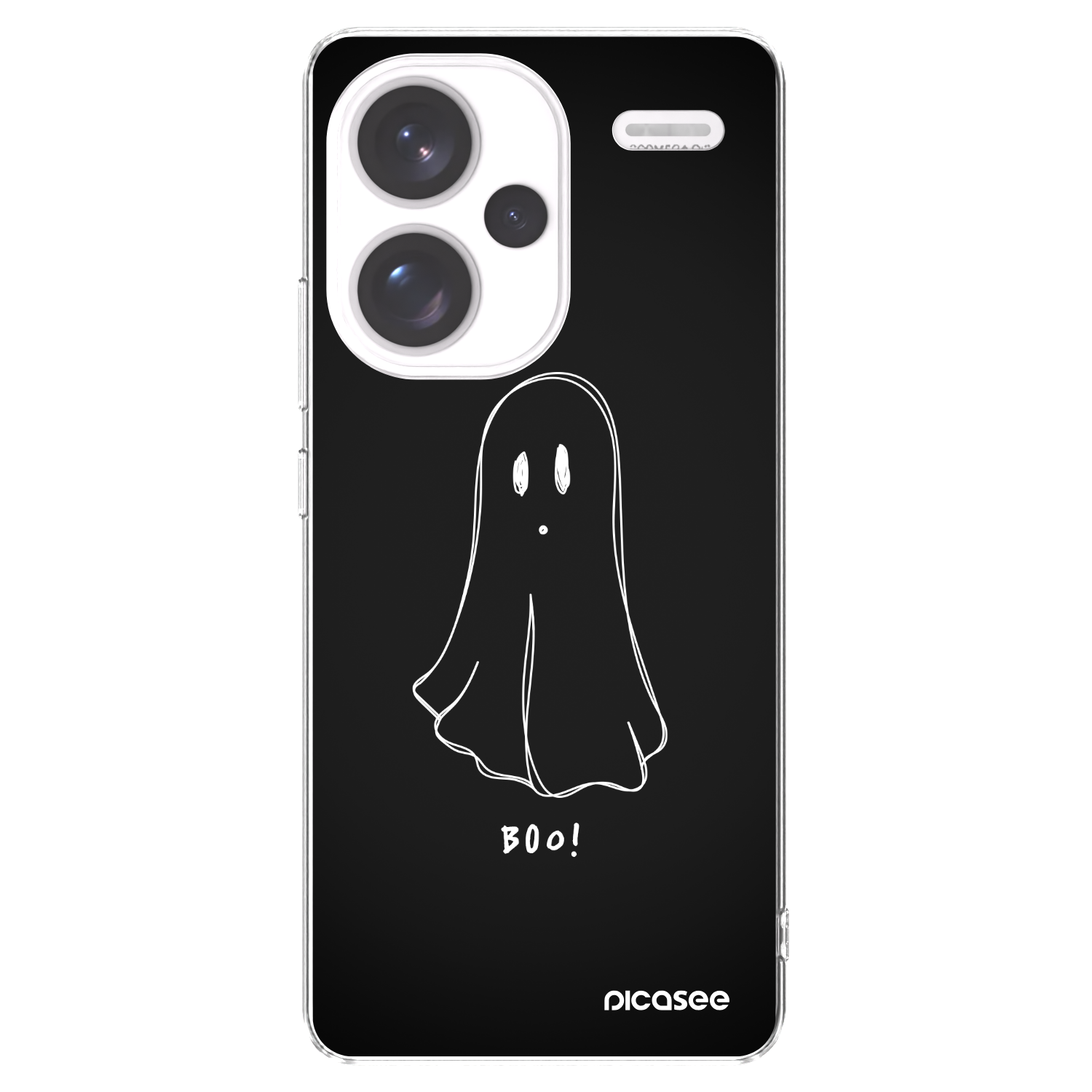Picasee silikonski prozorni ovitek za Xiaomi Redmi Note 13 Pro+ 5G - Ghost 2