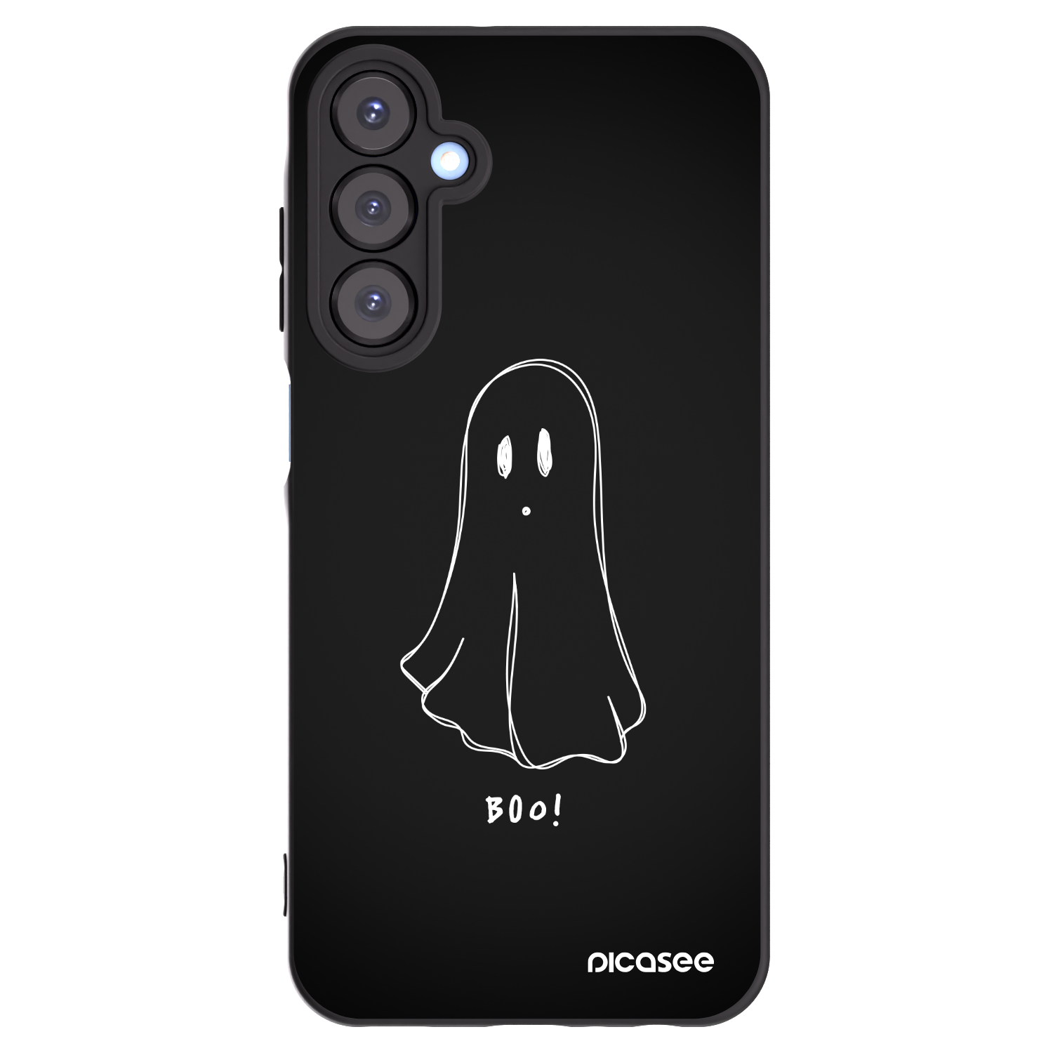 Picasee silikonski črni ovitek za Samsung Galaxy A25 A256B 5G - Ghost 2