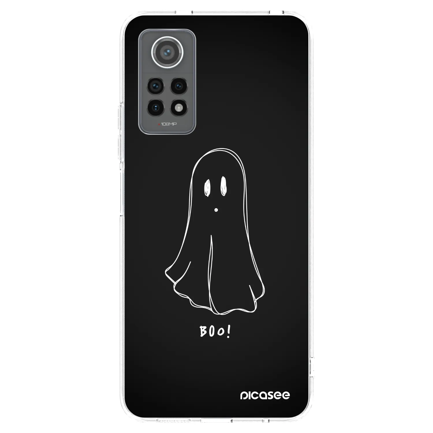 Picasee silikonski prozorni ovitek za Xiaomi Redmi Note 12 Pro 4G - Ghost 2