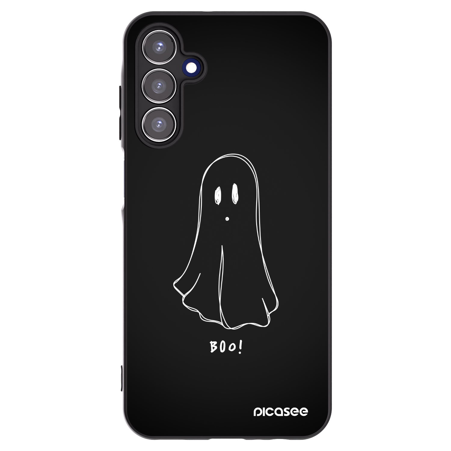 Picasee silikonski črni ovitek za Samsung Galaxy A15 A155F 4G - Ghost 2