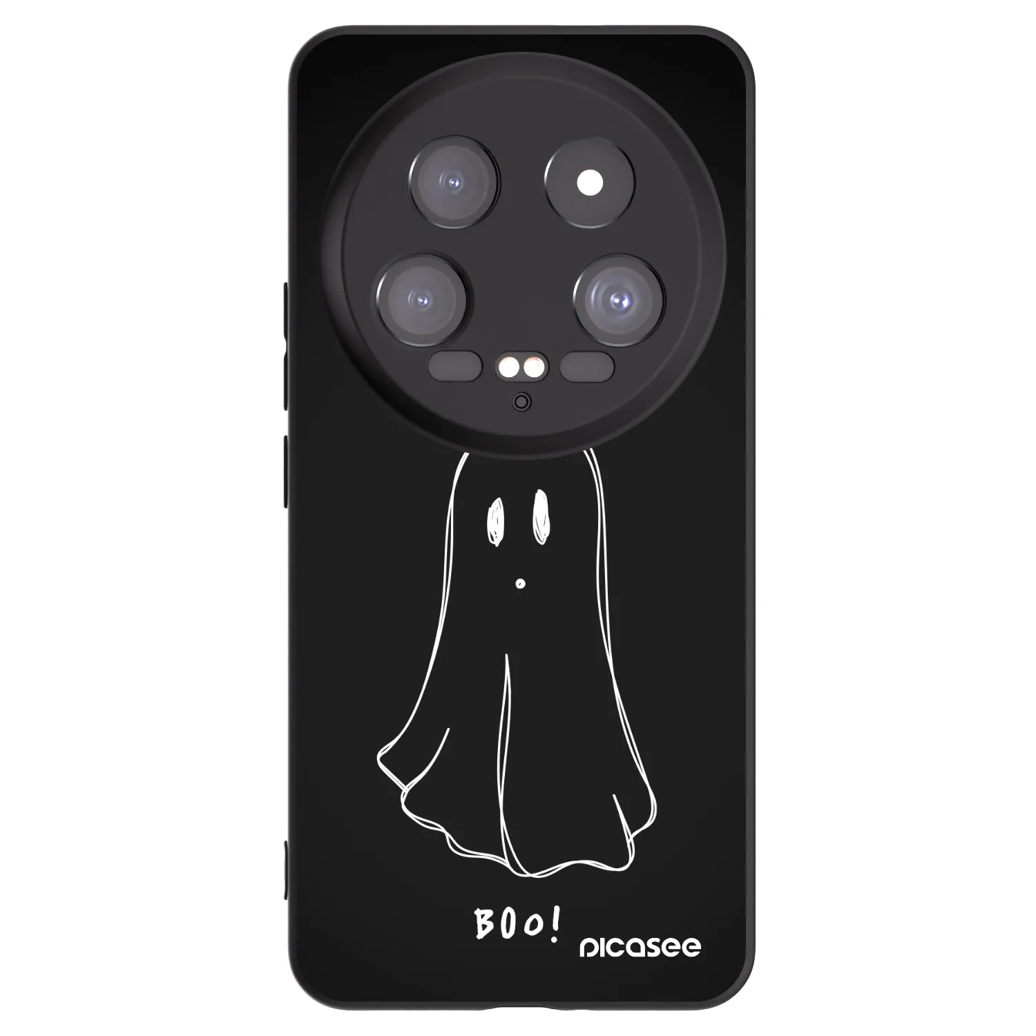 Picasee silikonski črni ovitek za Xiaomi 14 Ultra - Ghost 2