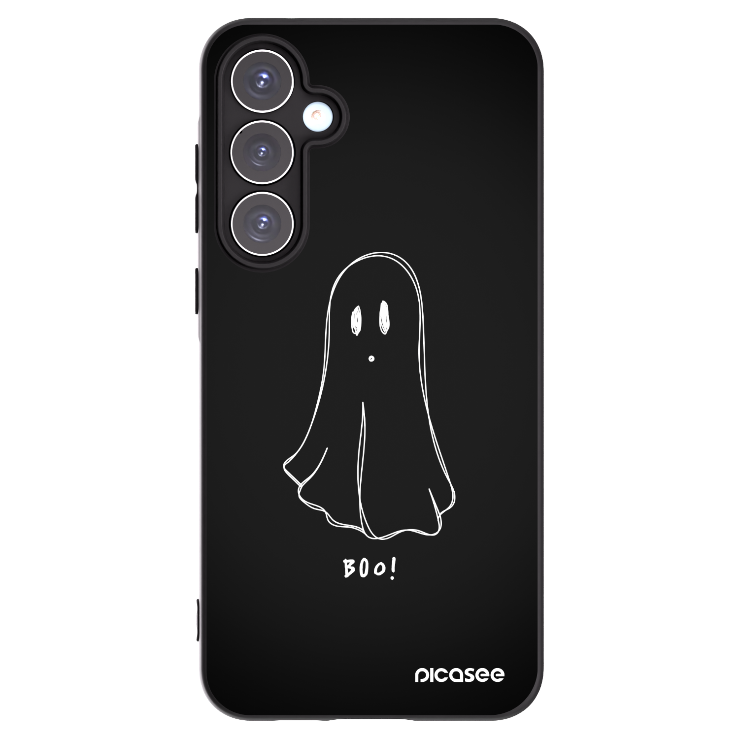 Picasee silikonski črni ovitek za Samsung Galaxy A55 5G A556B - Ghost 2