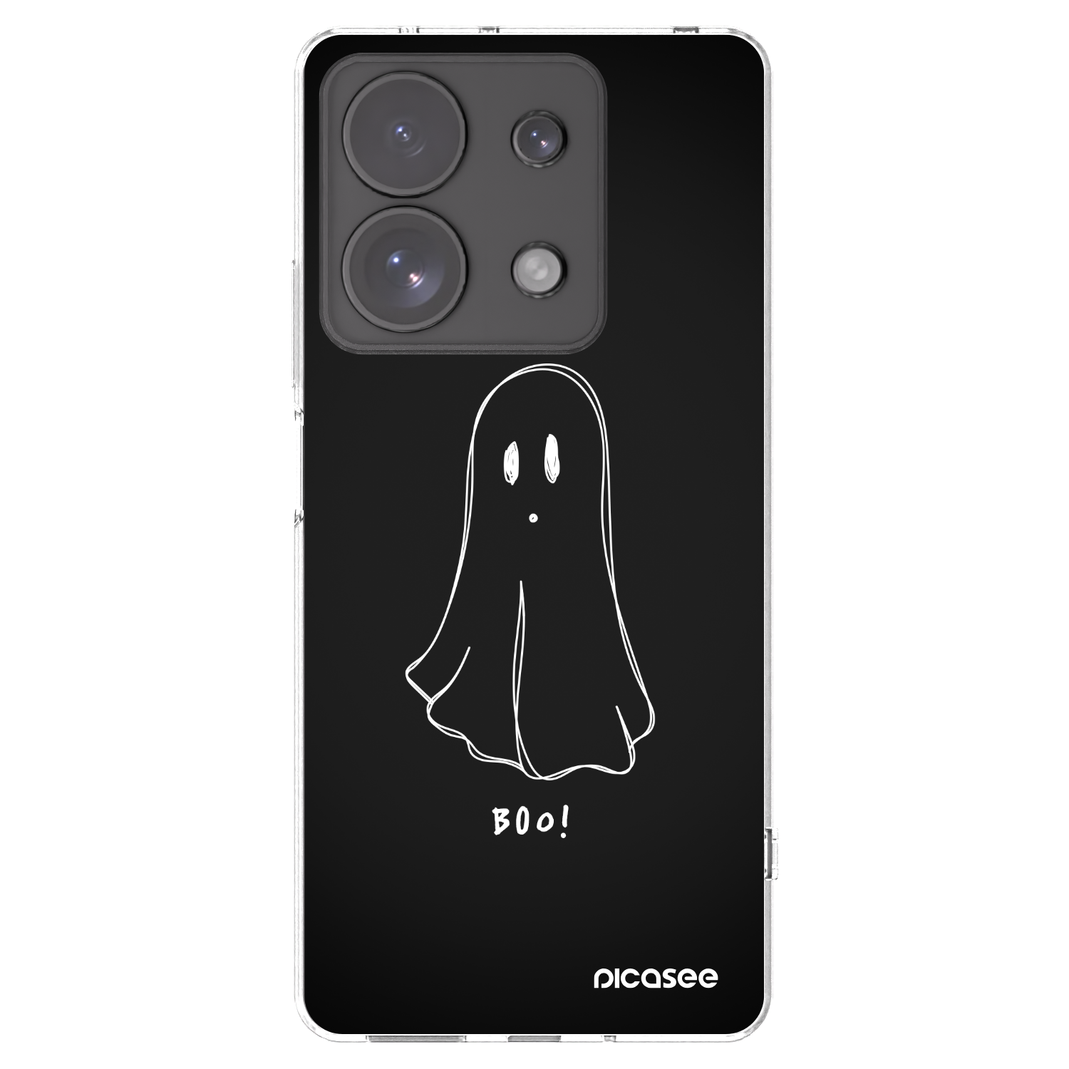 Picasee silikonski prozorni ovitek za Xiaomi Redmi Note 13 Pro 4G - Ghost 2