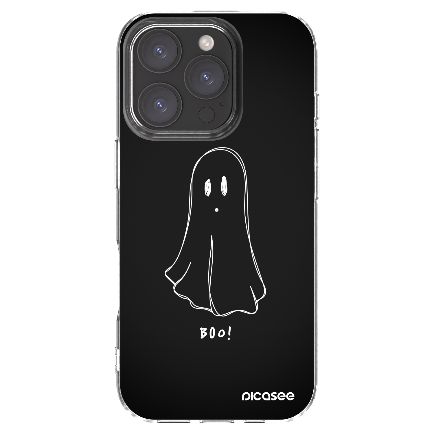 Picasee silikonski prozorni ovitek za Apple iPhone 16 Pro - Ghost 2