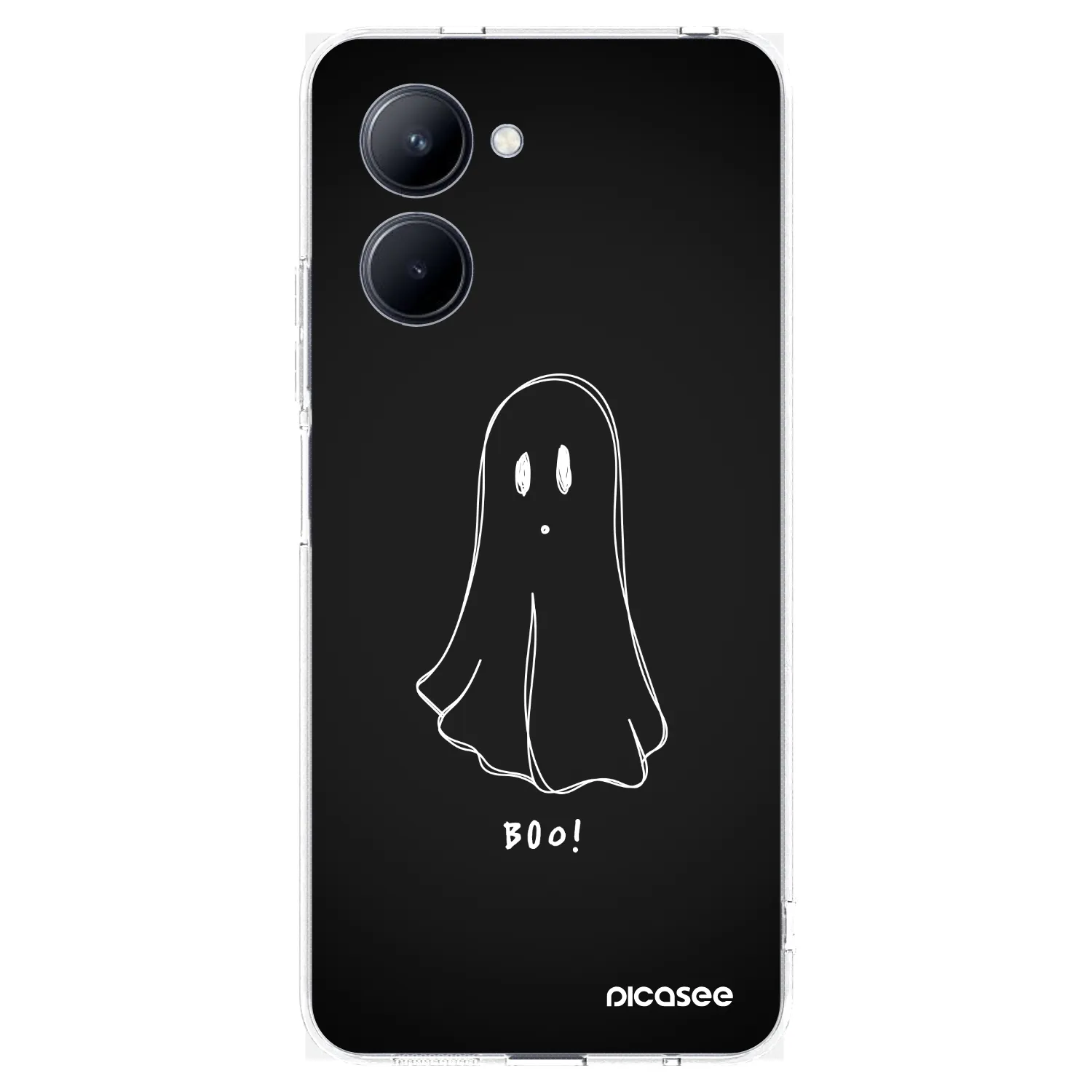 Picasee silikonski prozorni ovitek za Realme C33 (2023) - Ghost 2