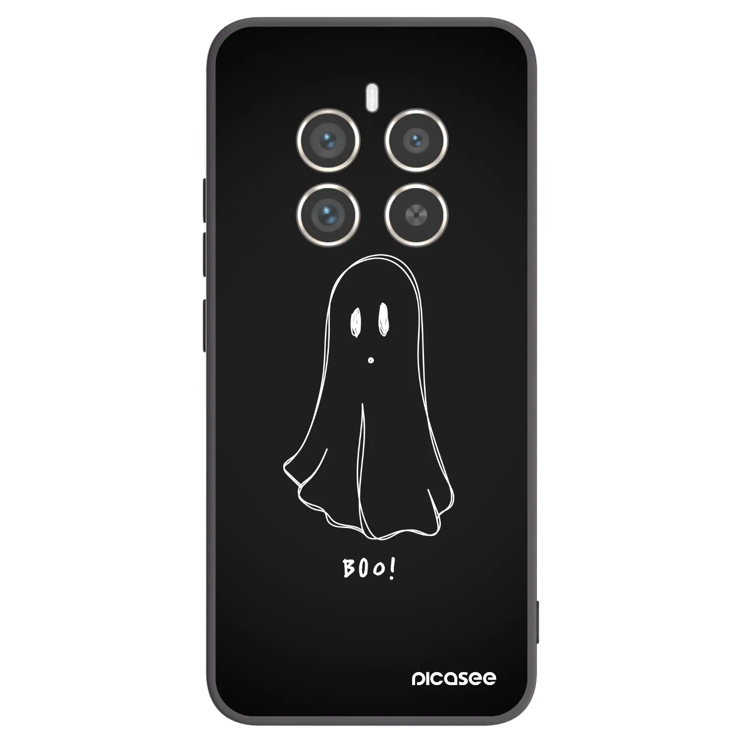 Picasee silikonski črni ovitek za Realme 12 Pro 5G - Ghost 2