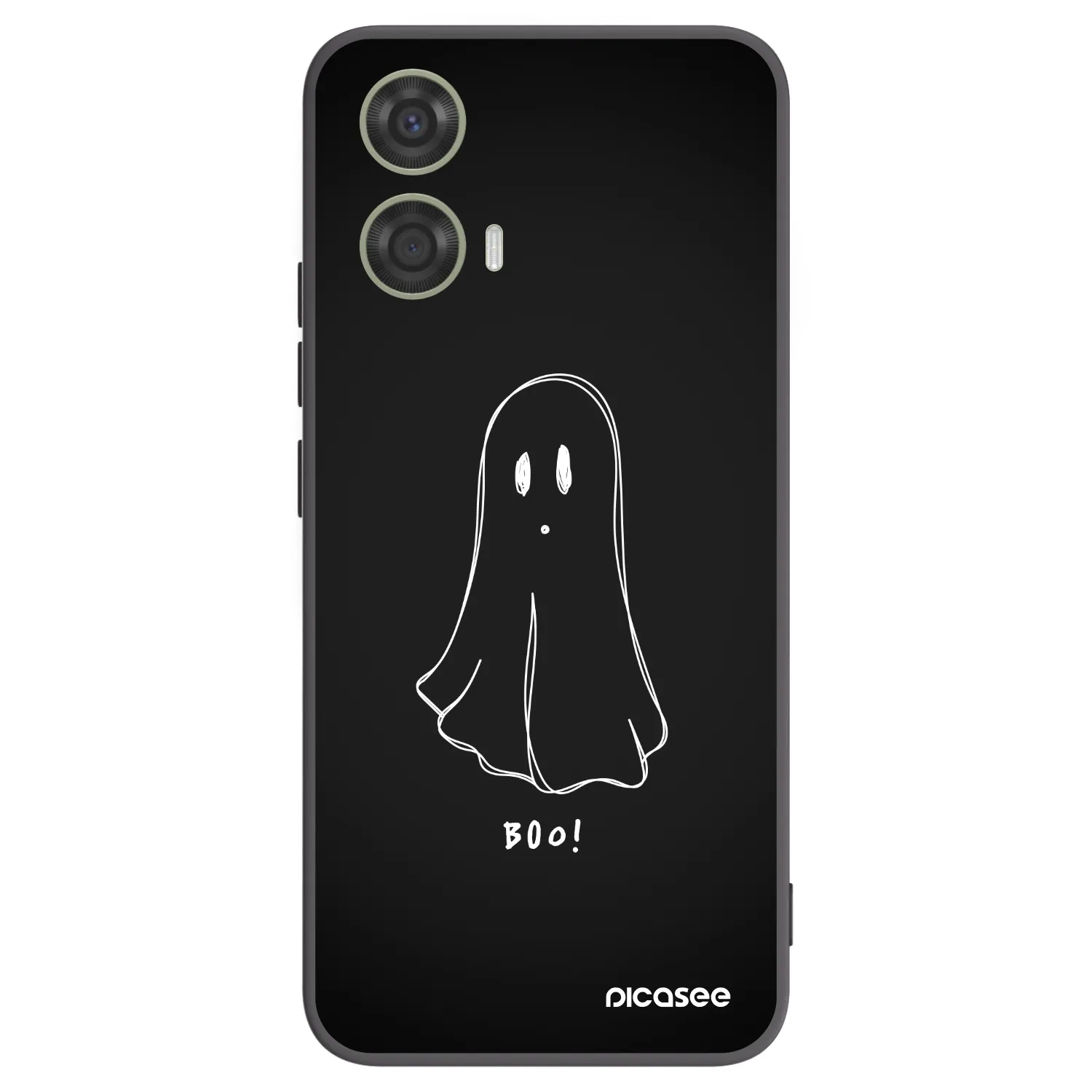 Picasee silikonski črni ovitek za Motorola Moto G24 - Ghost 2