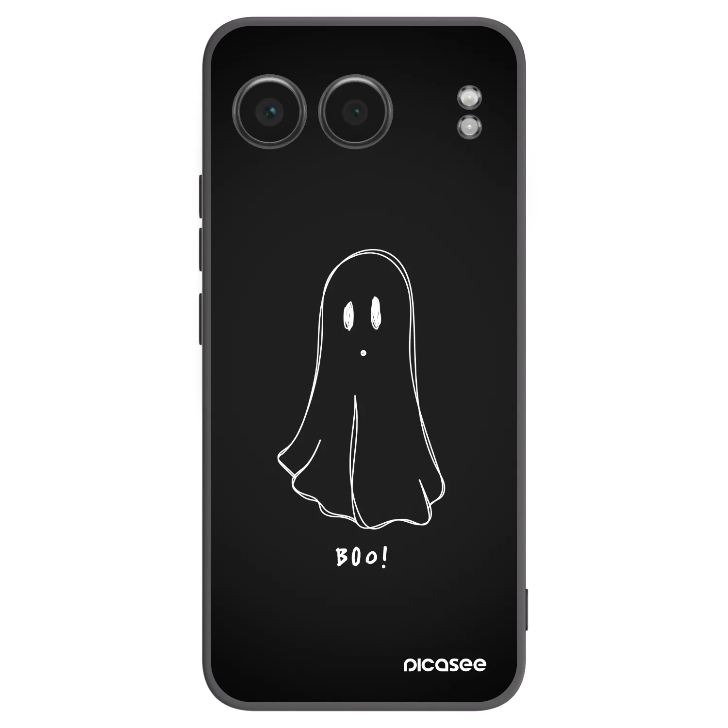 Picasee silikonski črni ovitek za OnePlus Nord 4 - Ghost 2