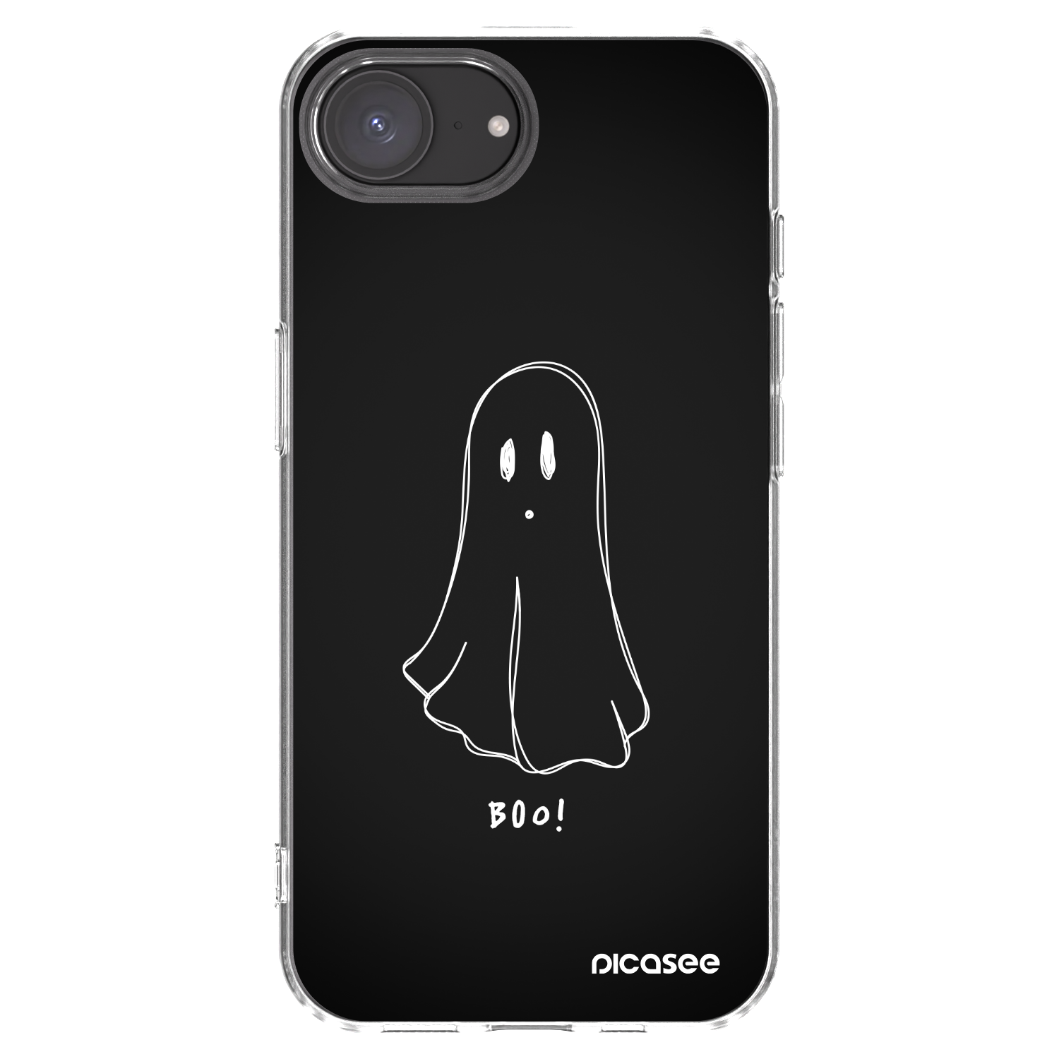Picasee silikonski prozorni ovitek za Apple iPhone 16e - Ghost 2