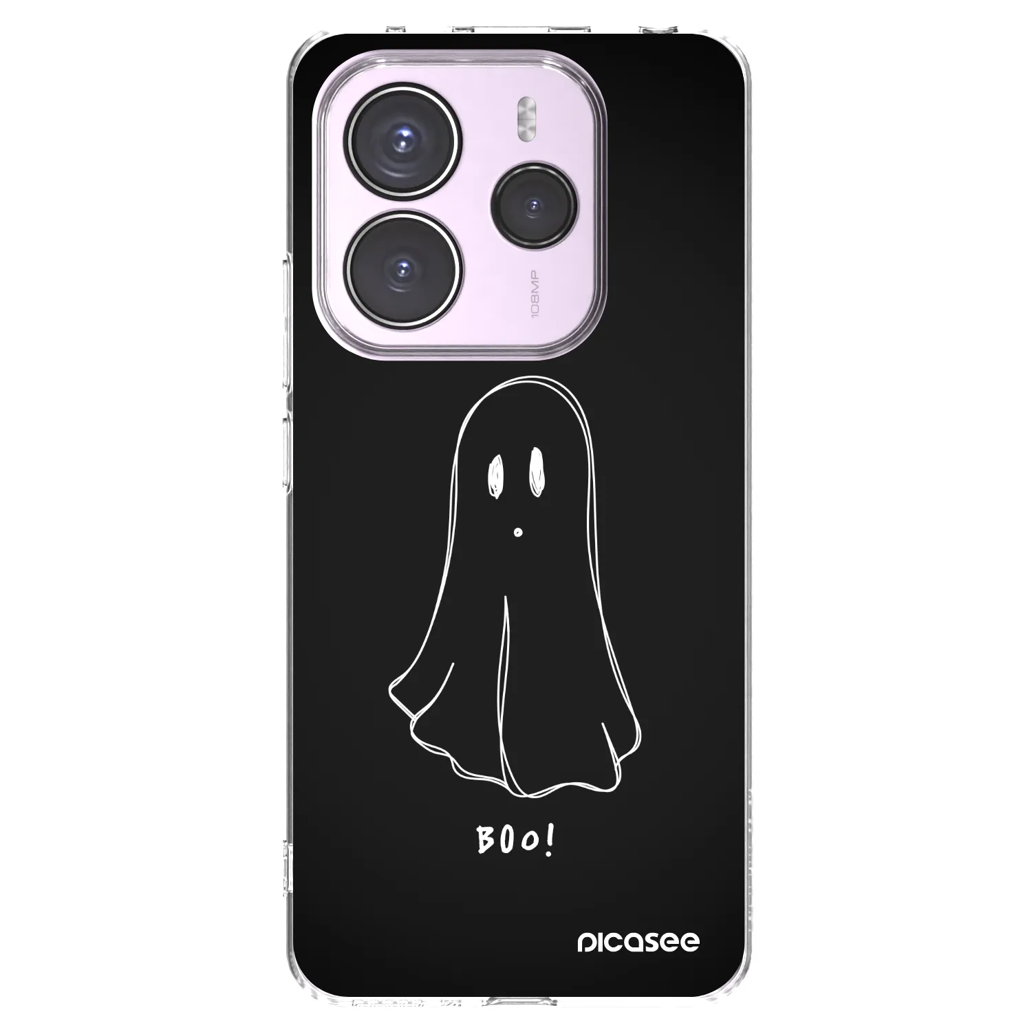 Picasee silikonski prozorni ovitek za Xiaomi Redmi Note 14 5G - Ghost 2