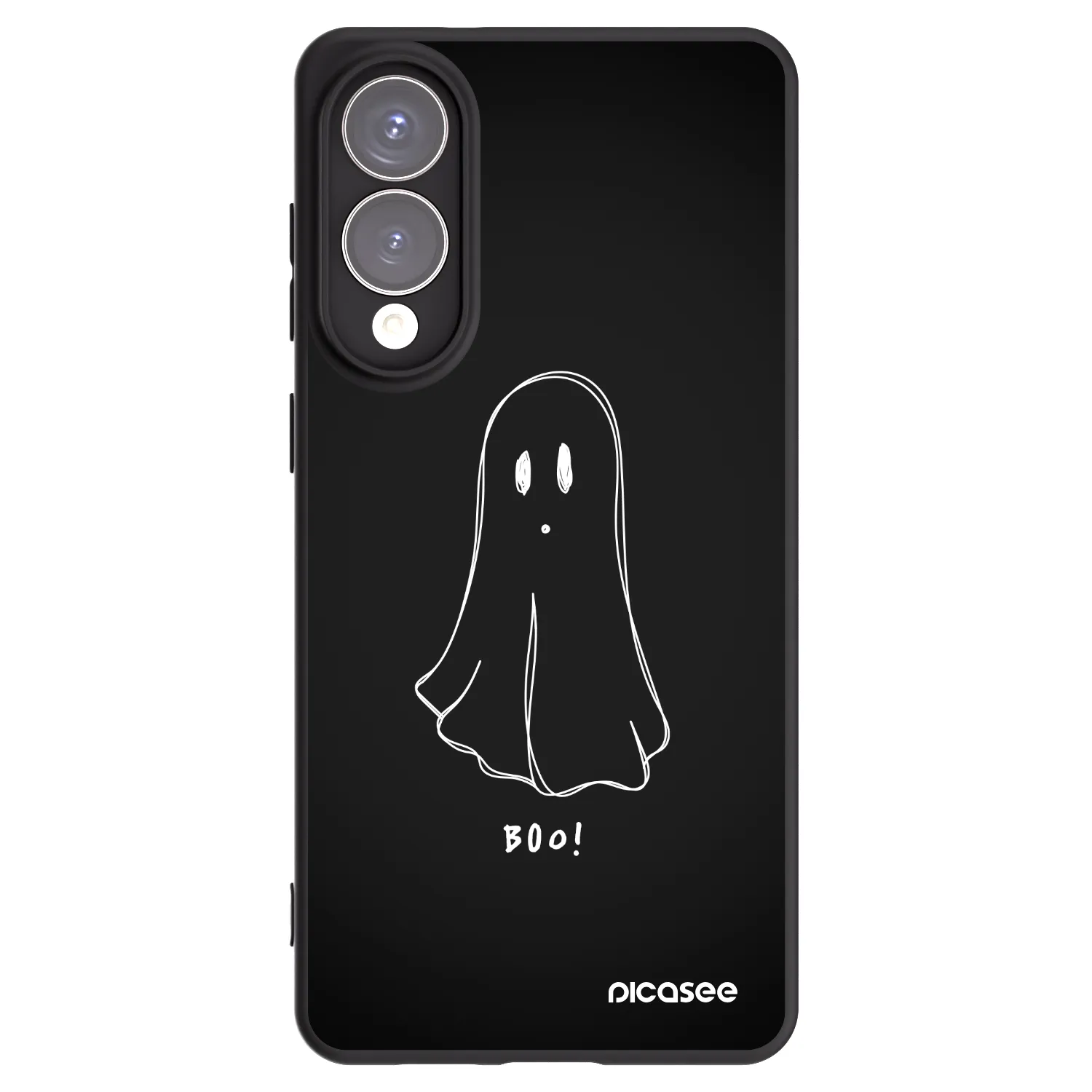 Picasee silikonski črni ovitek za Samsung Galaxy S25 Edge 5G - Ghost 2