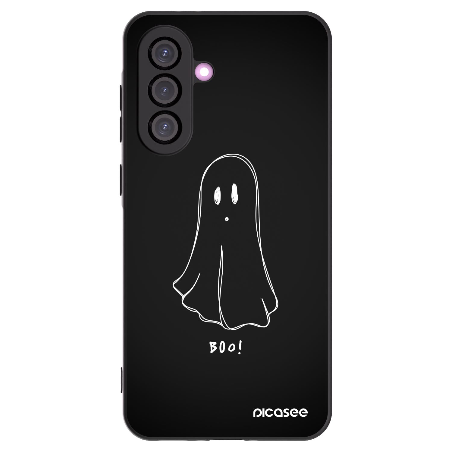 Picasee silikonski črni ovitek za Samsung Galaxy A36 5G - Ghost 2