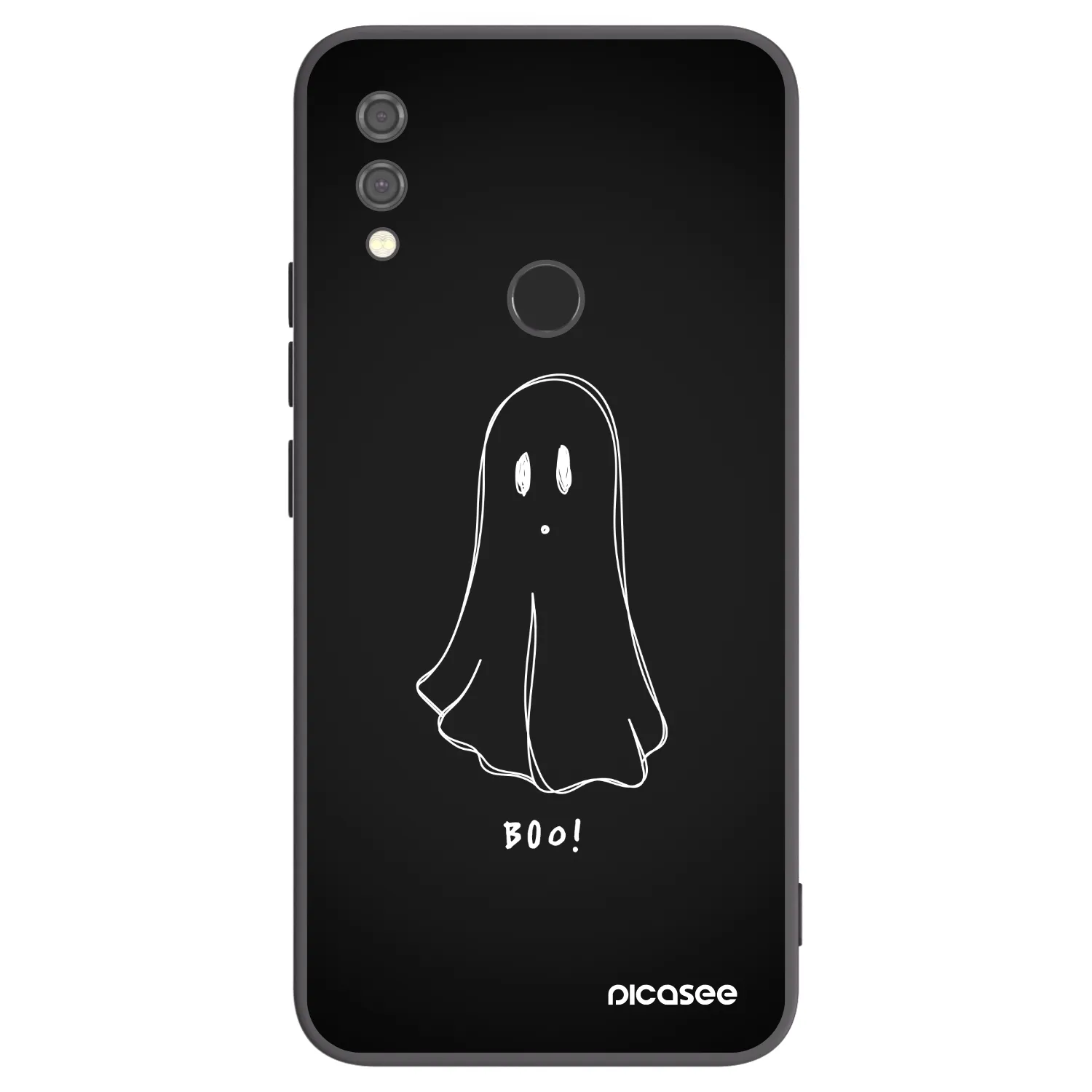 Picasee silikonski črni ovitek za Xiaomi Redmi Note 7 - Ghost 2