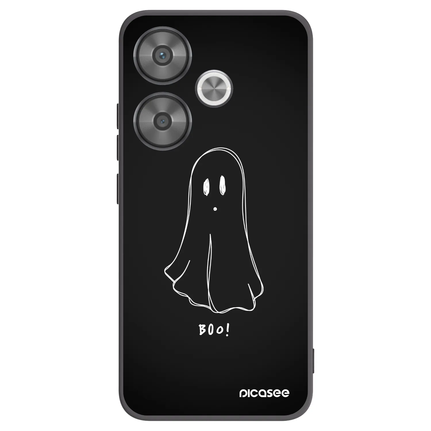 Picasee silikonski črni ovitek za Xiaomi Poco F6 - Ghost 2