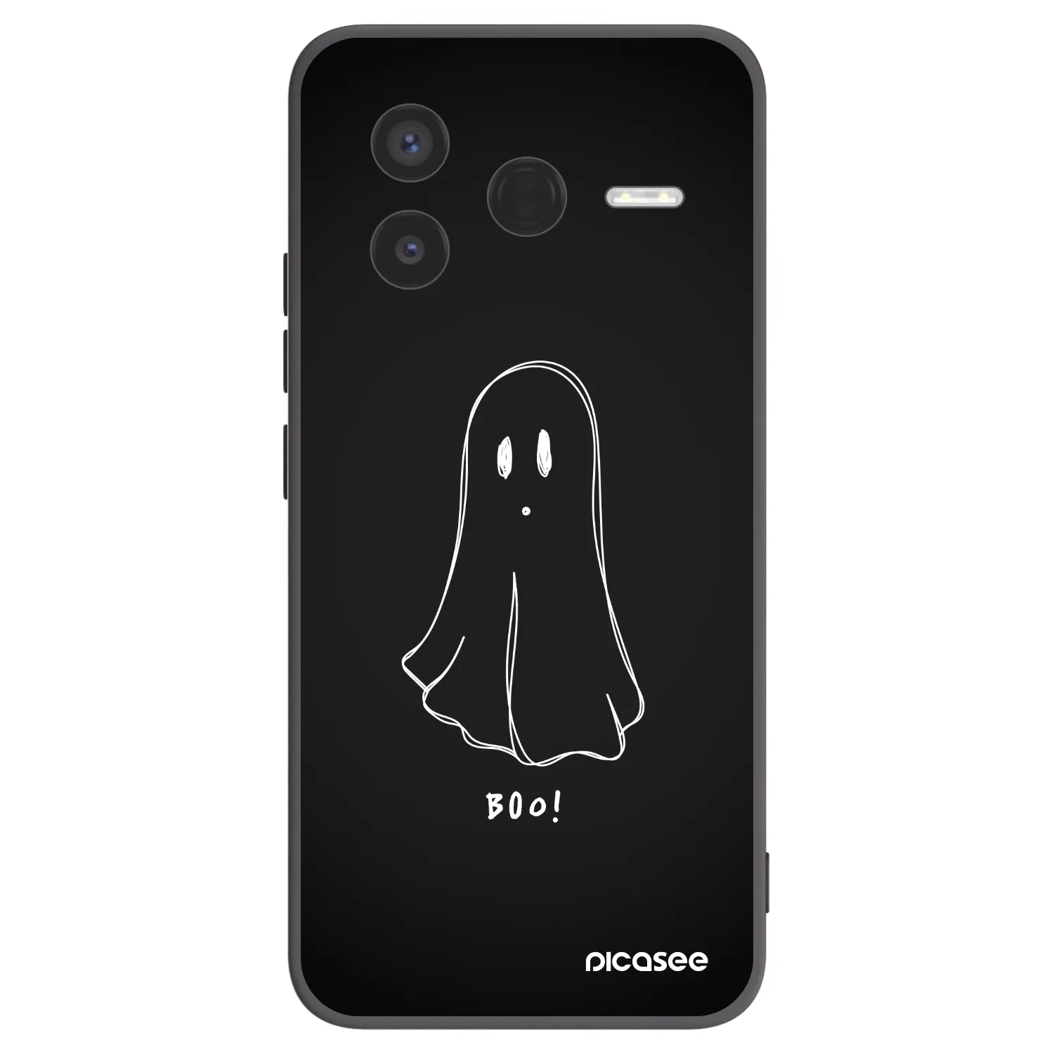 Picasee silikonski črni ovitek za Xiaomi Poco F7 Pro 5G - Ghost 2