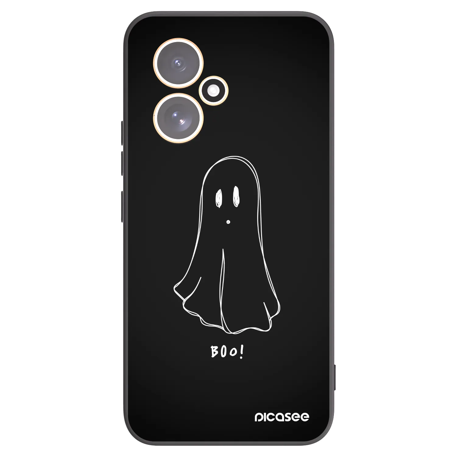 Picasee silikonski črni ovitek za Honor 400 5G - Ghost 2