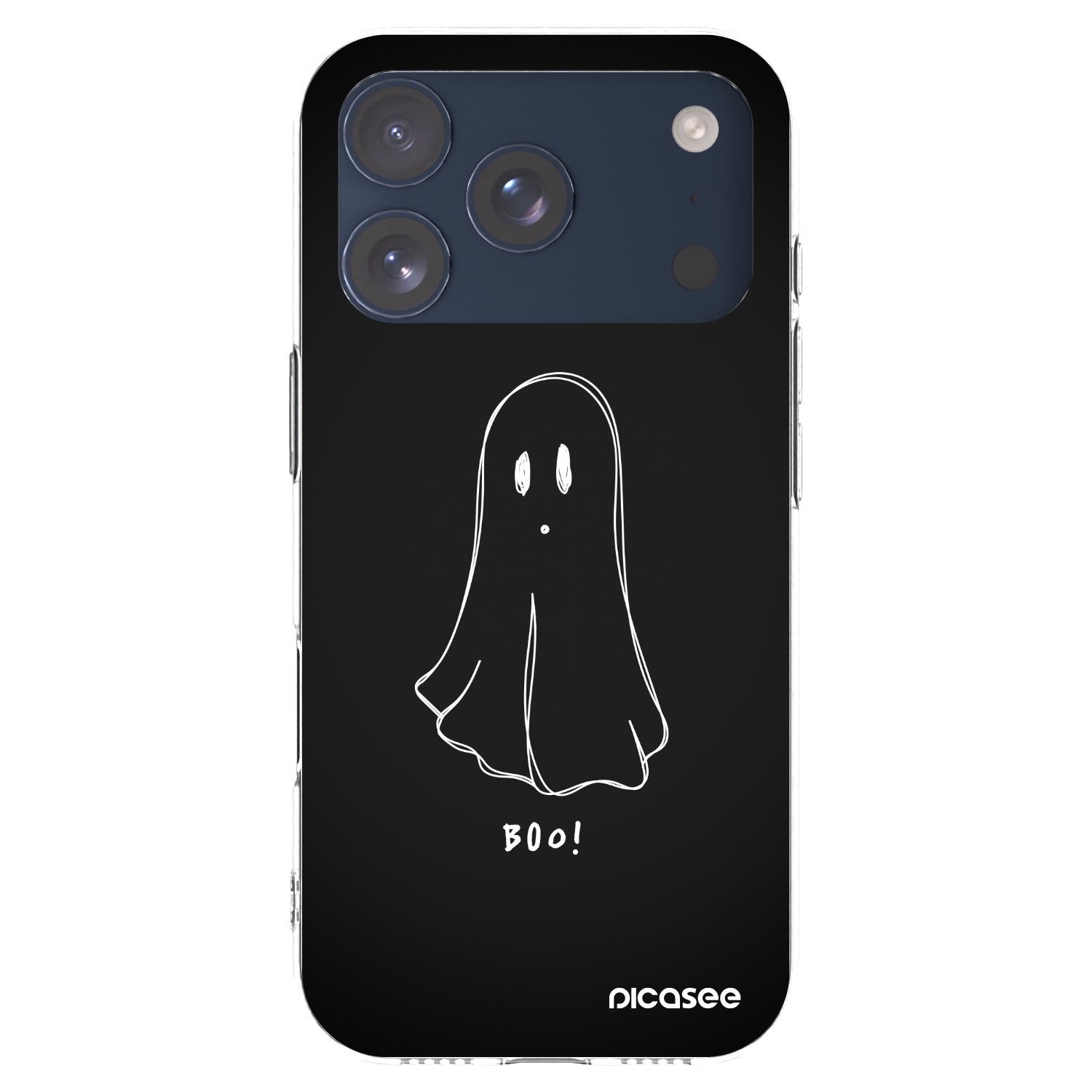 Picasee silikonski prozorni ovitek za Apple iPhone 17 Pro - Ghost 2