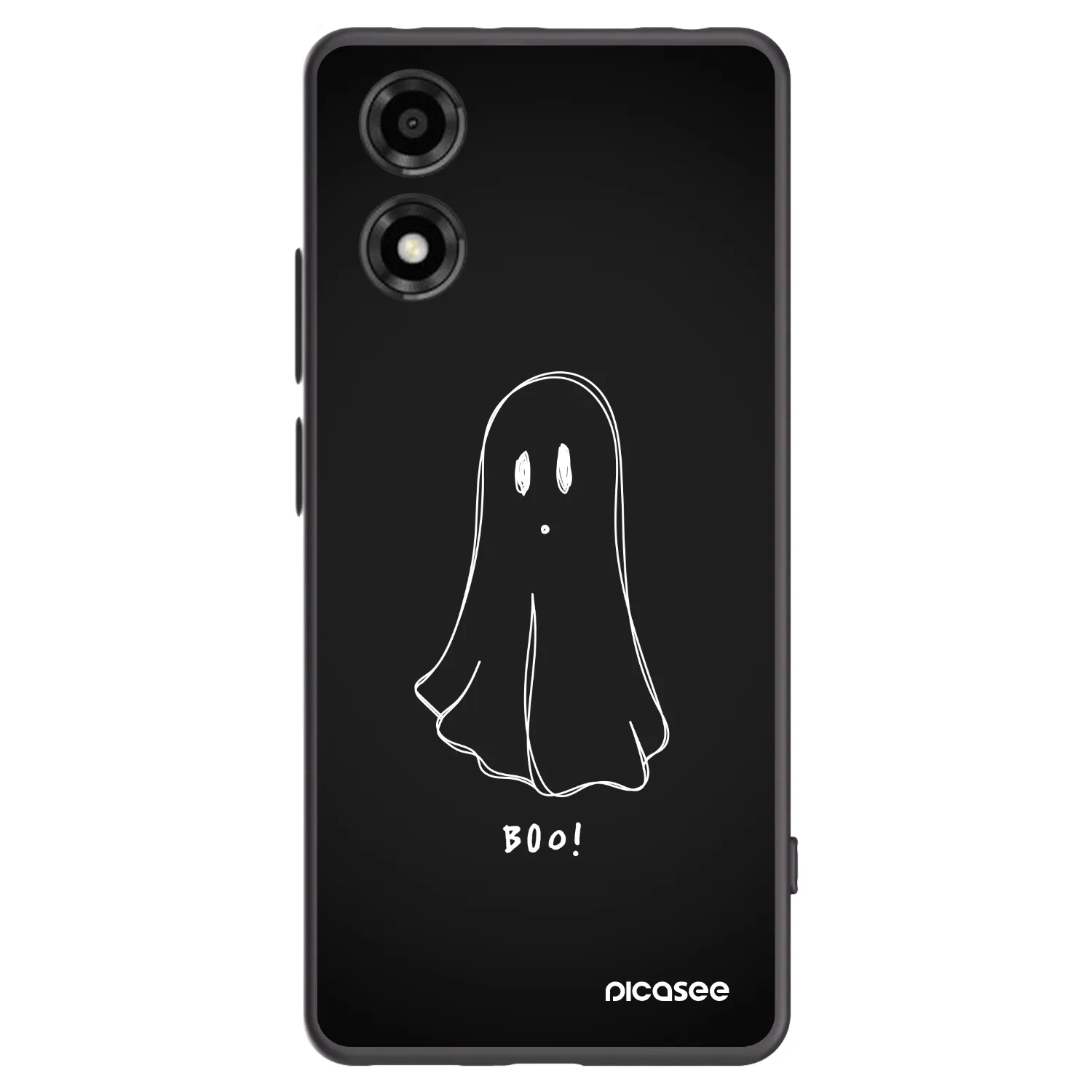 Picasee silikonski črni ovitek za Motorola Moto E14 - Ghost 2