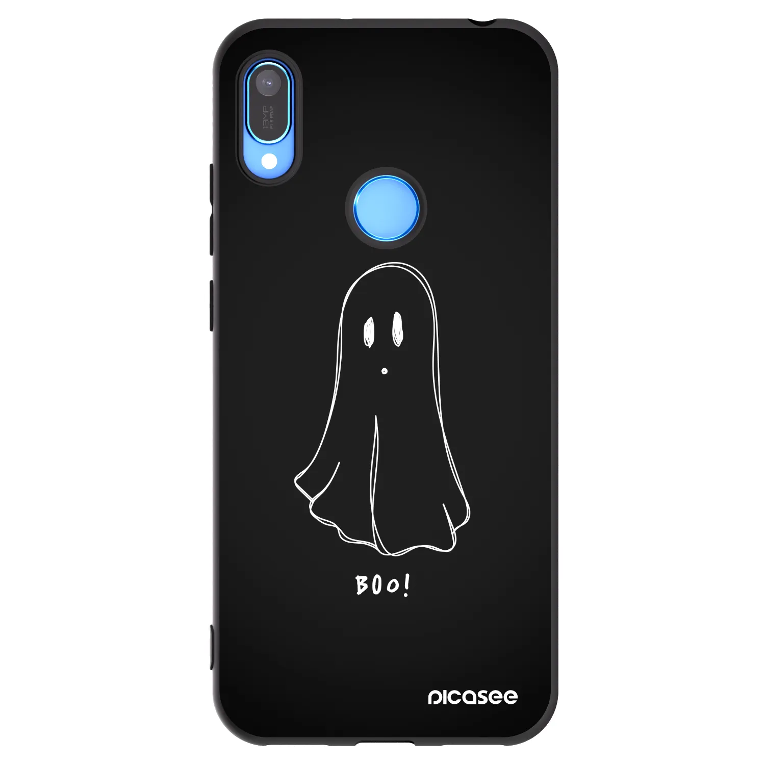 Picasee silikonski črni ovitek za Huawei Y6 2019 - Ghost 2