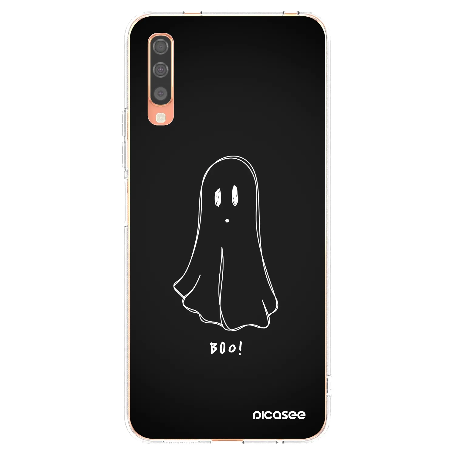 Picasee silikonski prozorni ovitek za Samsung Galaxy A70 A705F - Ghost 2