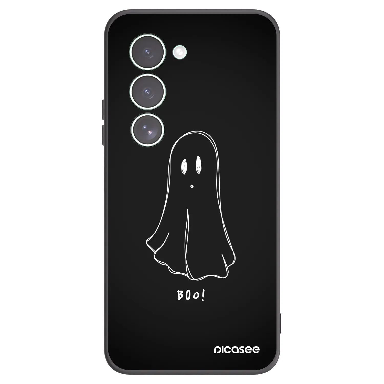 Picasee silikonski črni ovitek za Xiaomi Redmi 15 5G - Ghost 2
