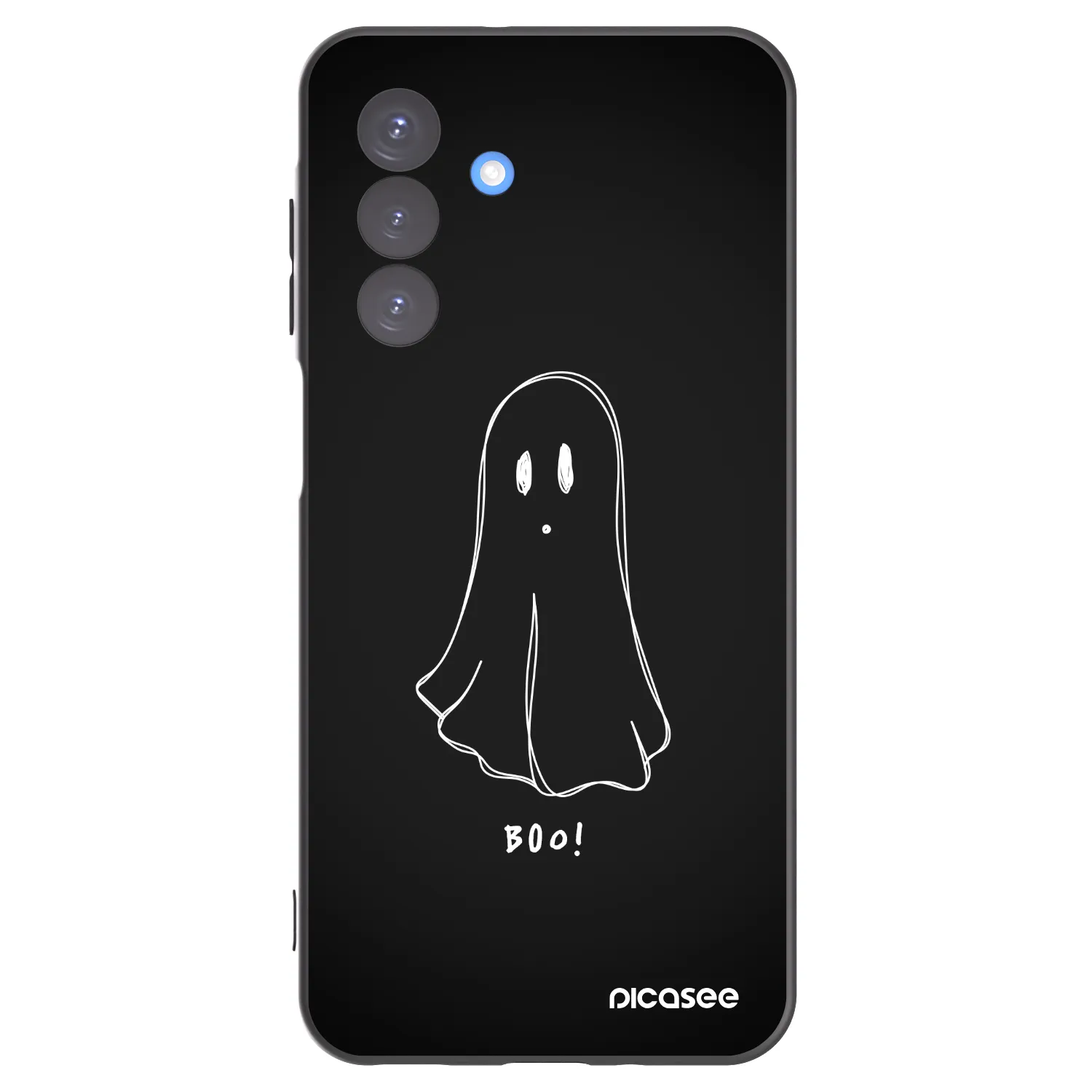 Picasee silikonski črni ovitek za Samsung Galaxy A17 5G - Ghost 2