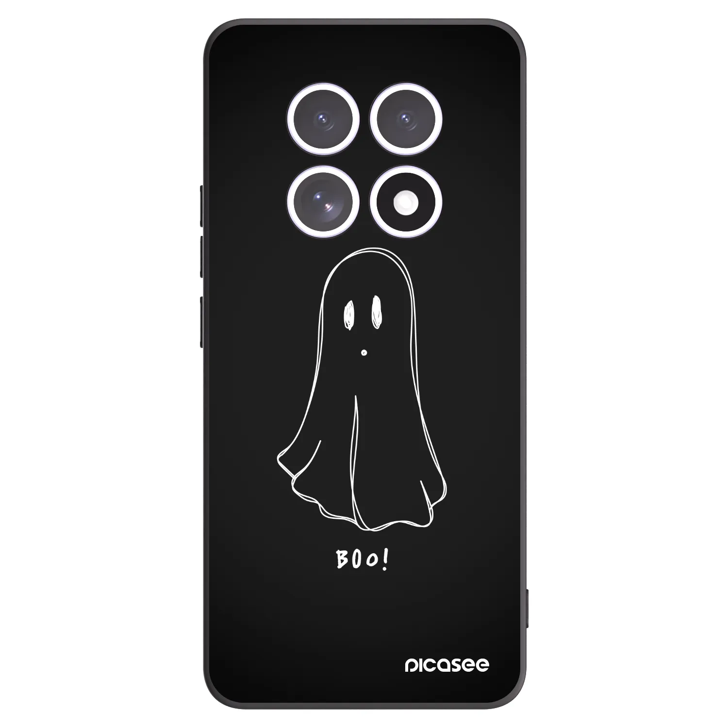 Picasee silikonski črni ovitek za Xiaomi Redmi Note 15 4G - Ghost 2