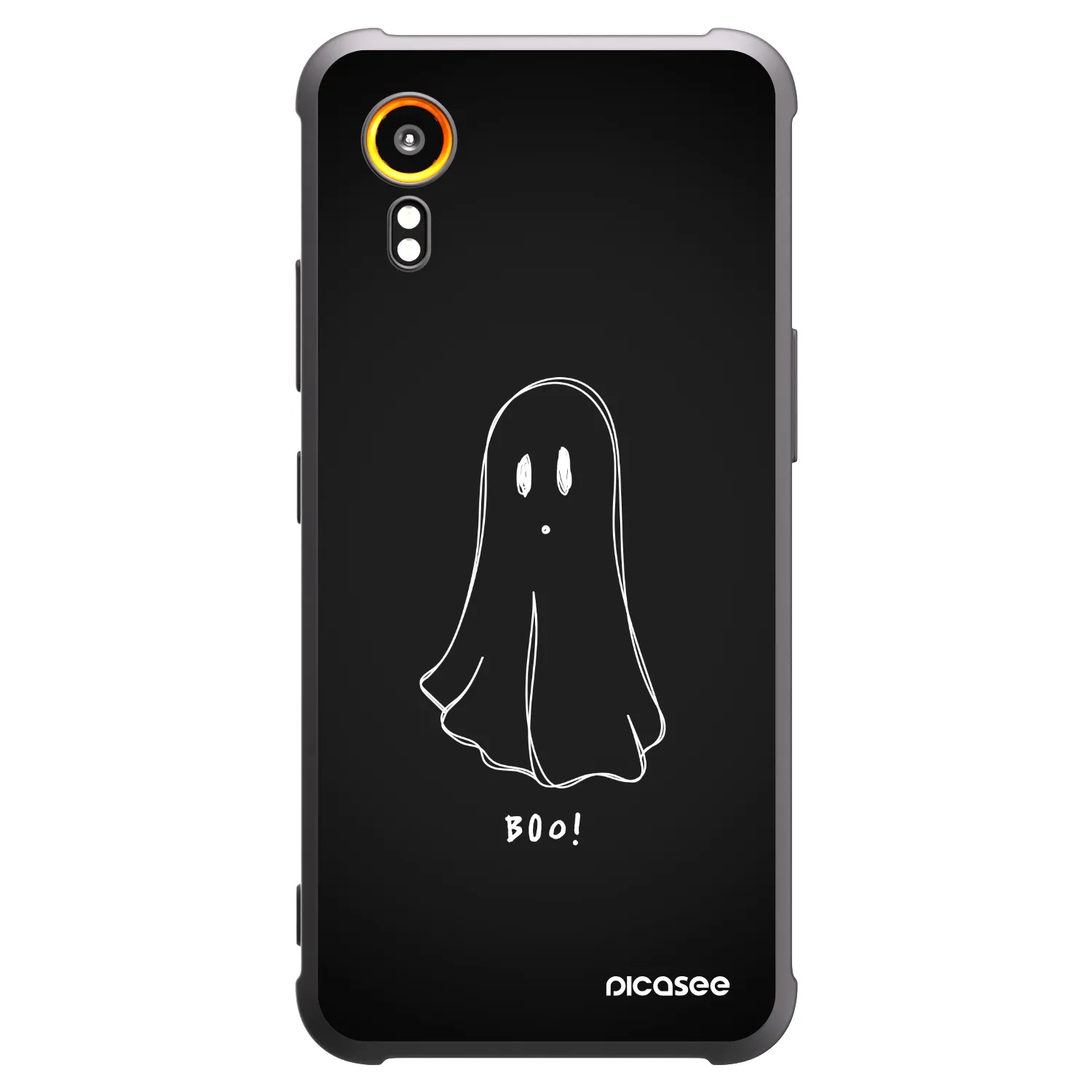 Picasee silikonski črni ovitek za Samsung Galaxy XCover 7 - Ghost 2