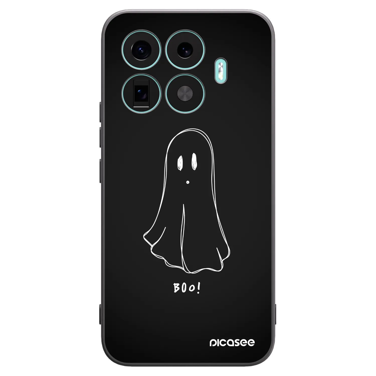 Picasee silikonski črni ovitek za Xiaomi 17T Pro - Ghost 2