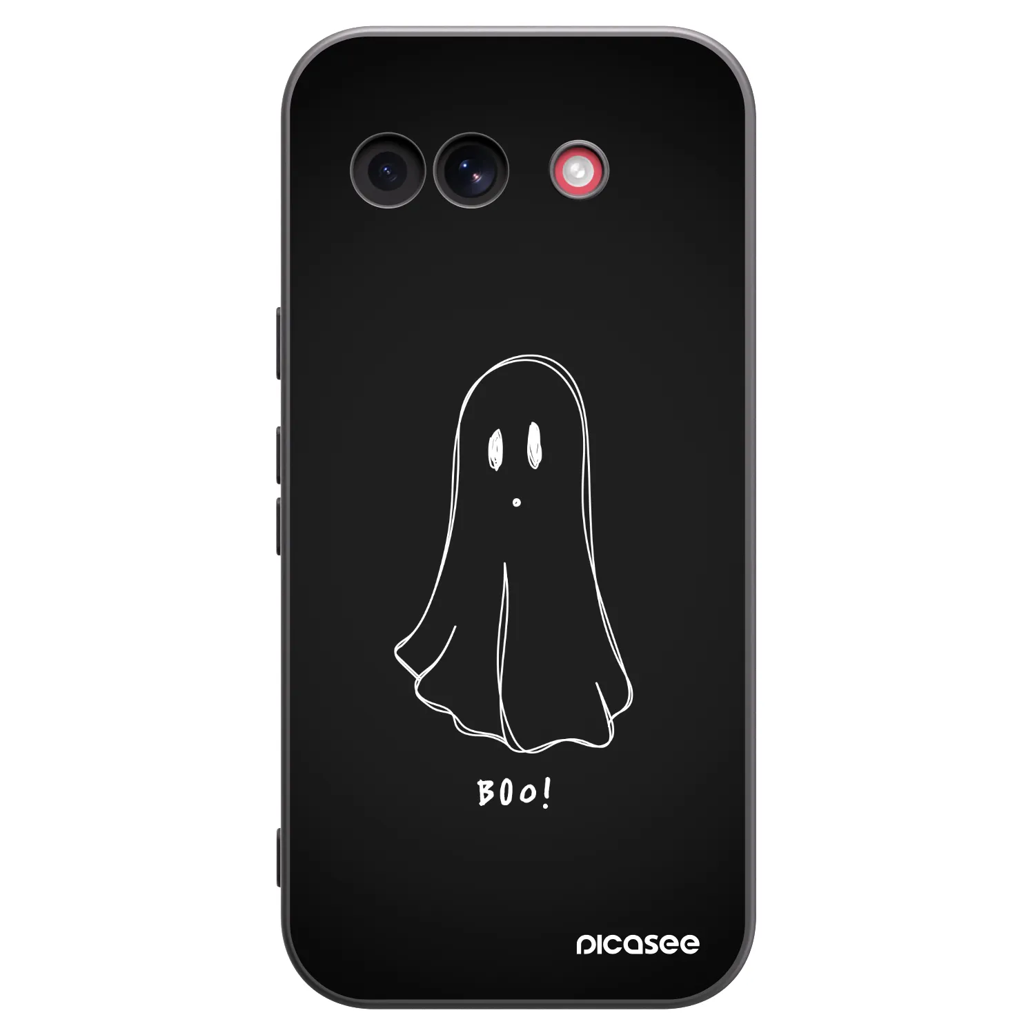 Picasee silikonski črni ovitek za Google Pixel 10a - Ghost 2