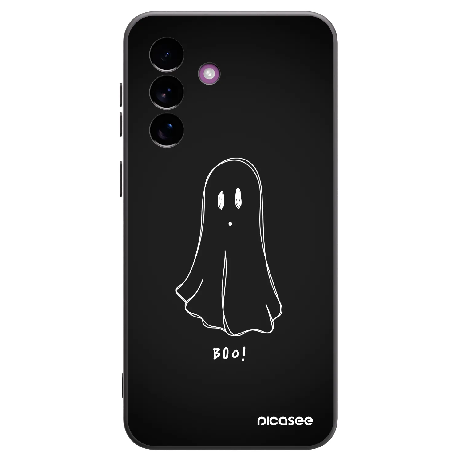Picasee silikonski črni ovitek za Samsung Galaxy A37 - Ghost 2
