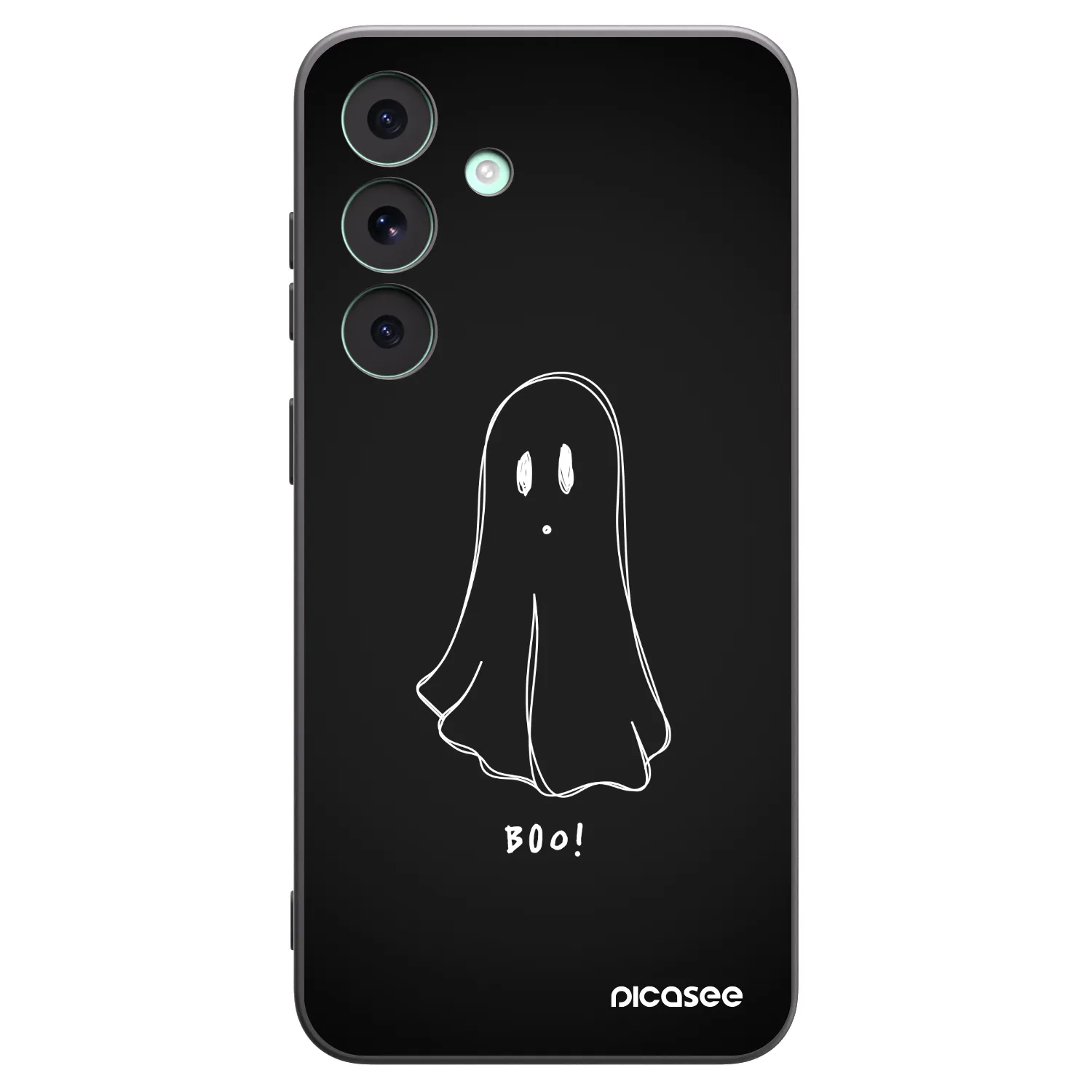 Picasee silikonski črni ovitek za Samsung Galaxy S26 FE - Ghost 2