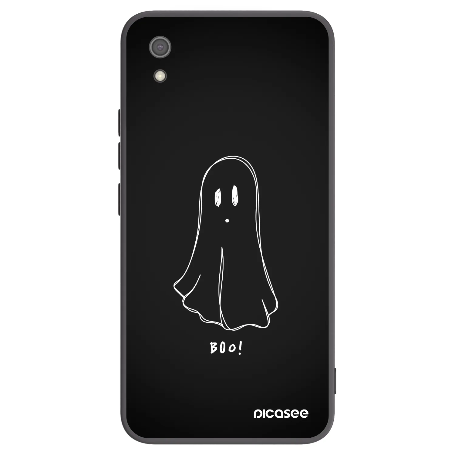 Picasee silikonski črni ovitek za Xiaomi Redmi 7A - Ghost 2