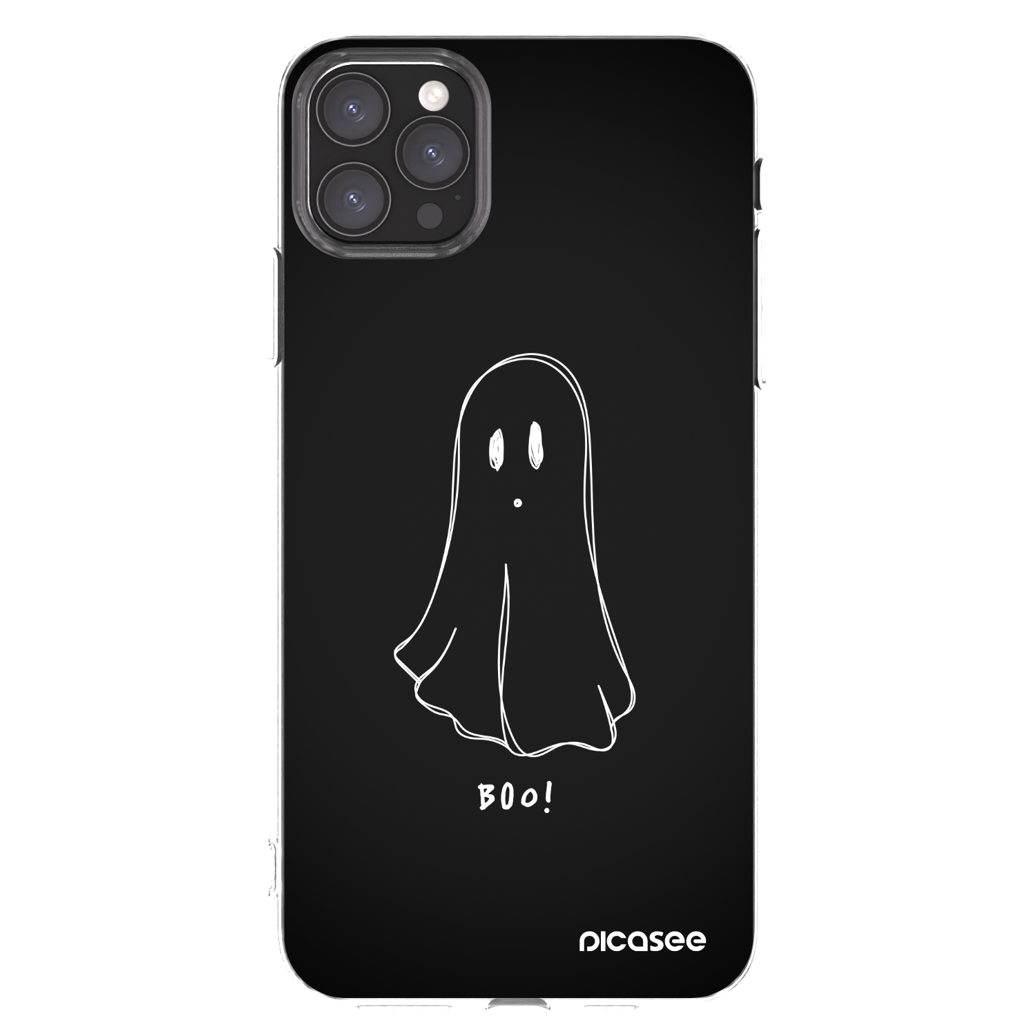 Picasee silikonski prozorni ovitek za Apple iPhone 11 Pro Max - Ghost 2