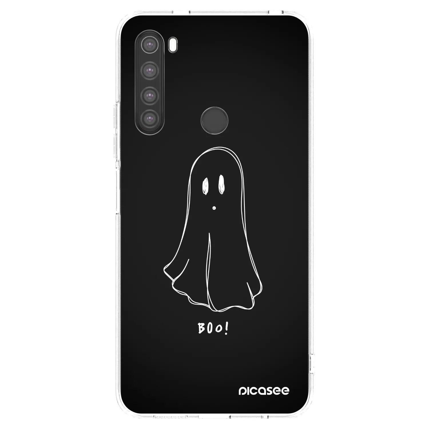 Picasee silikonski prozorni ovitek za Xiaomi Redmi Note 8 - Ghost 2