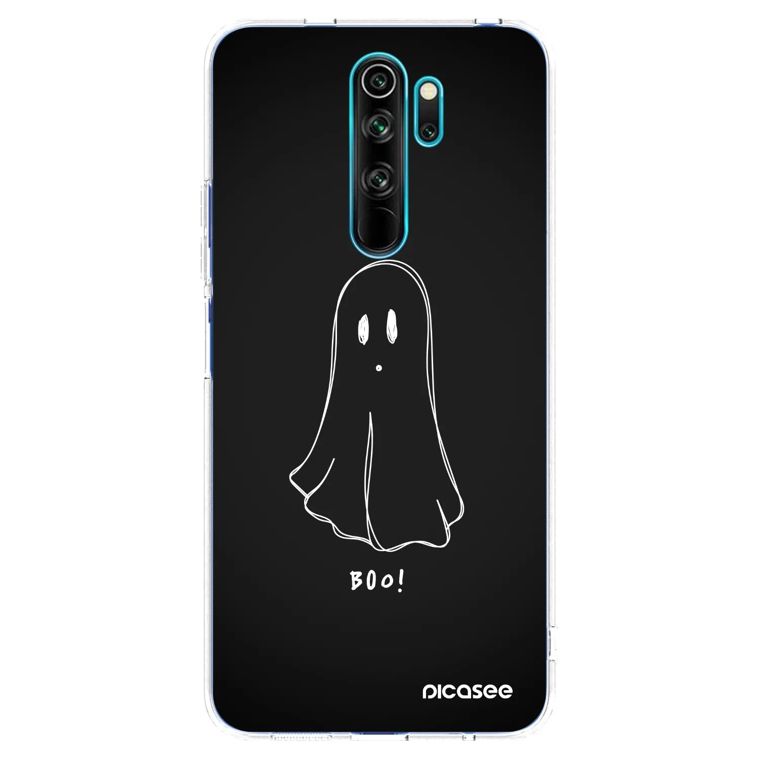 Picasee silikonski prozorni ovitek za Xiaomi Redmi Note 8 Pro - Ghost 2