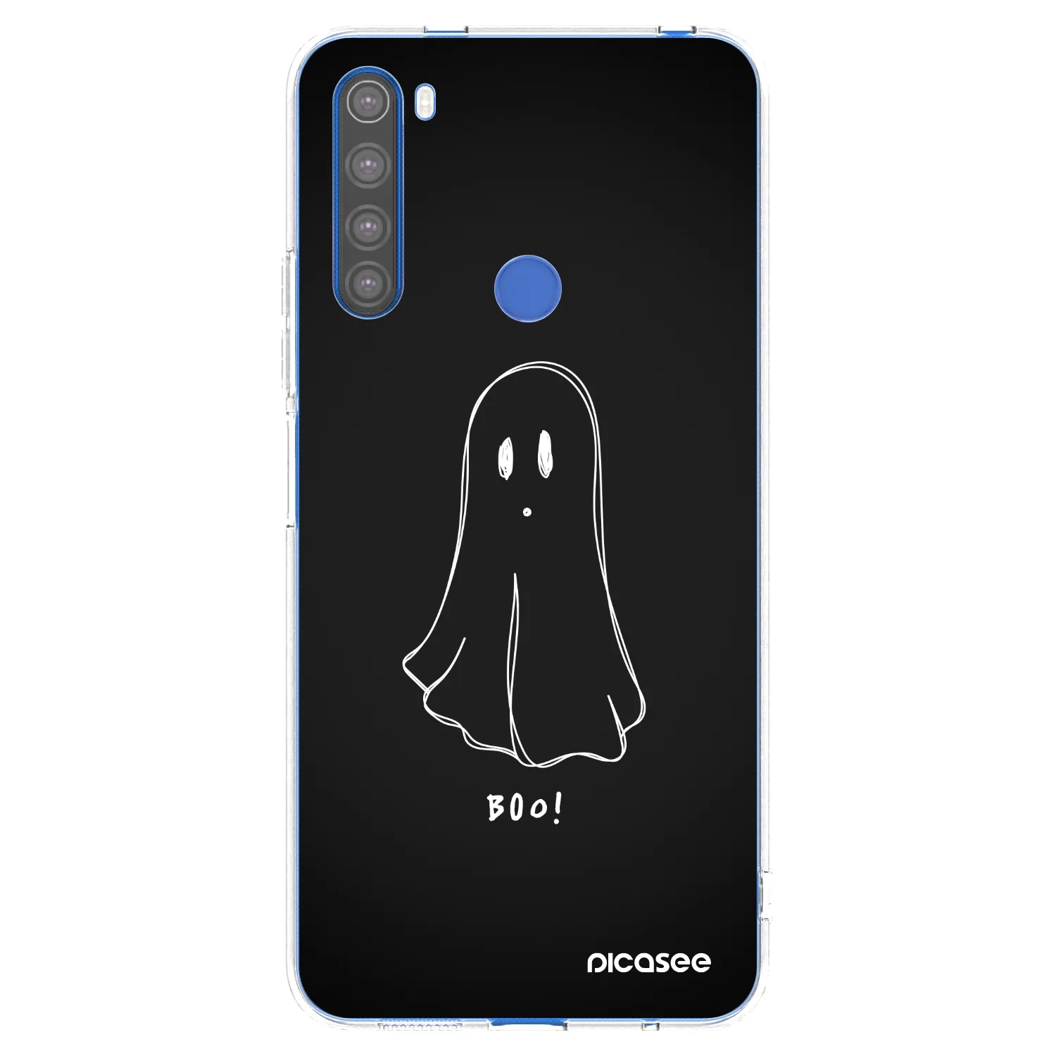 Picasee silikonski prozorni ovitek za Xiaomi Redmi Note 8T - Ghost 2