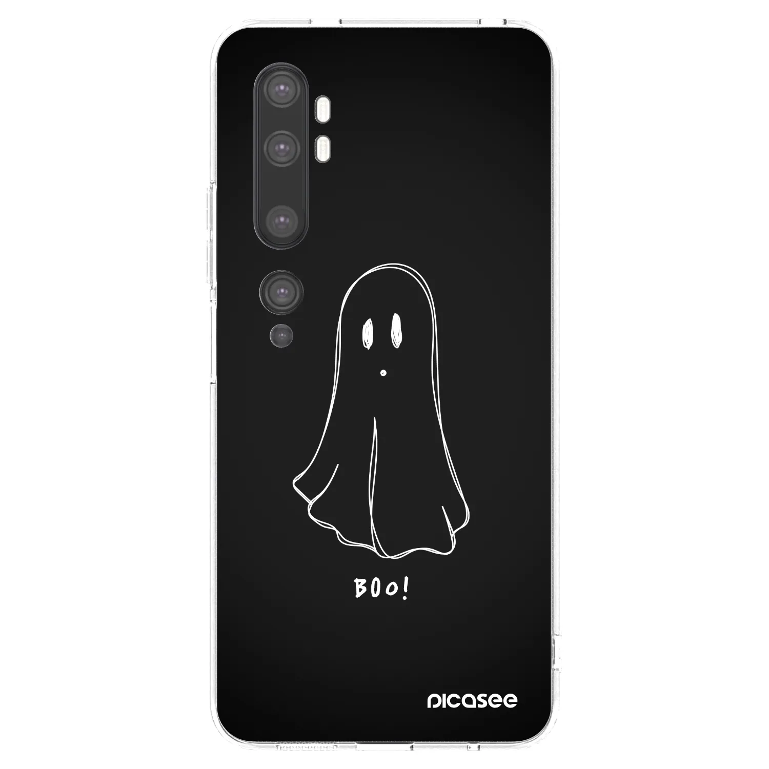 Picasee silikonski prozorni ovitek za Xiaomi Mi Note 10 (Pro) - Ghost 2