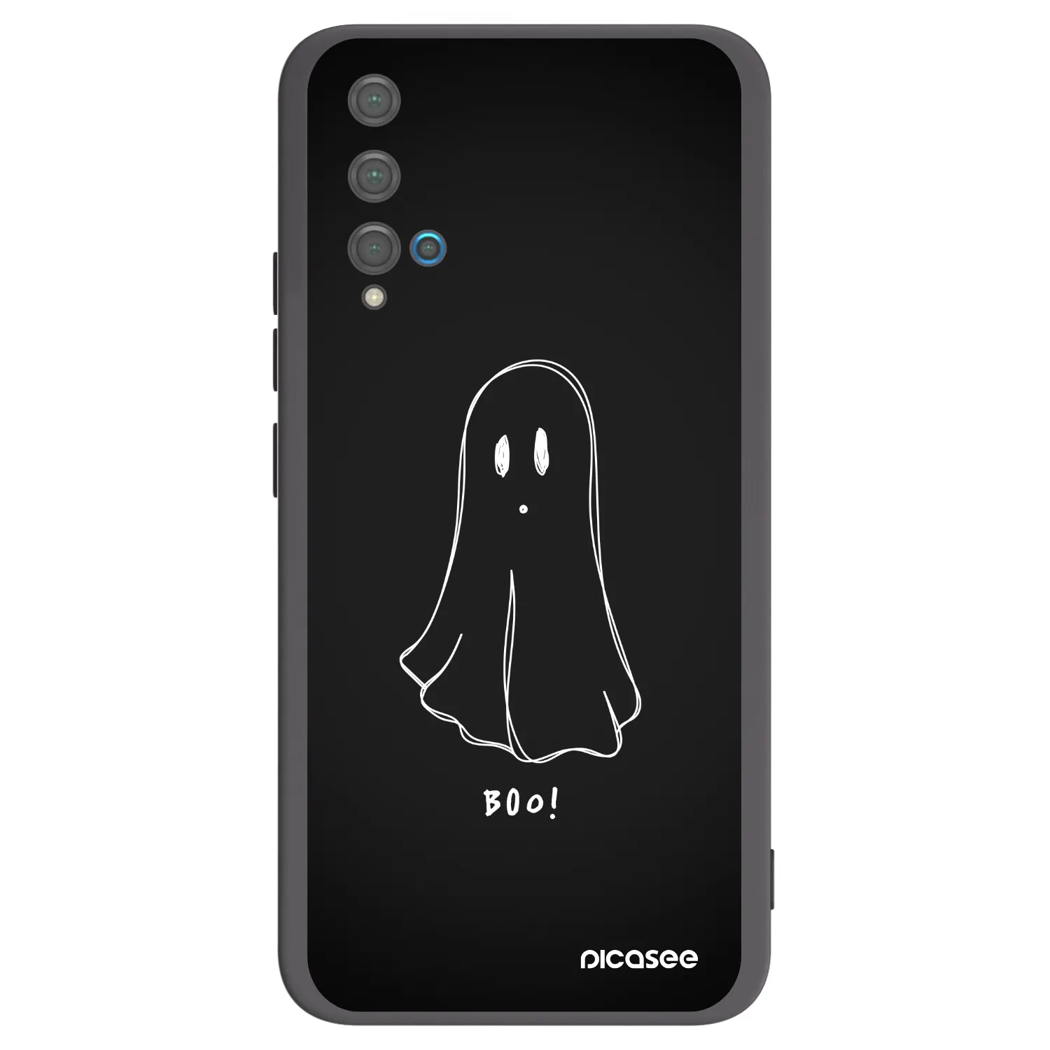 Picasee silikonski črni ovitek za Huawei Nova 5T - Ghost 2