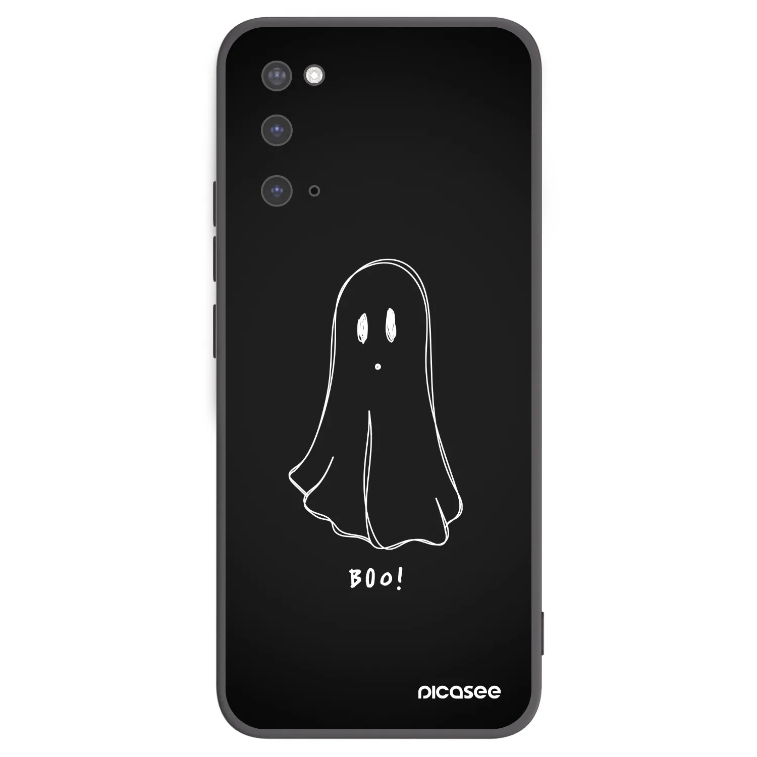 Picasee silikonski črni ovitek za Samsung Galaxy S20 G980F - Ghost 2