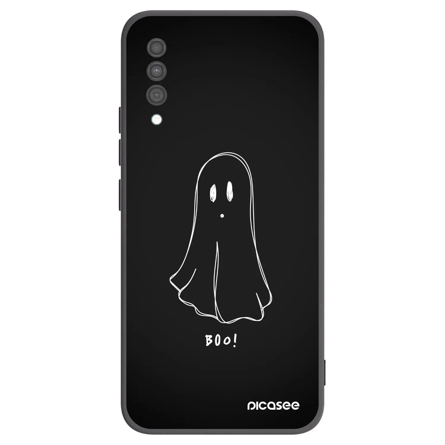 Picasee silikonski črni ovitek za Samsung Galaxy A30s A307F - Ghost 2