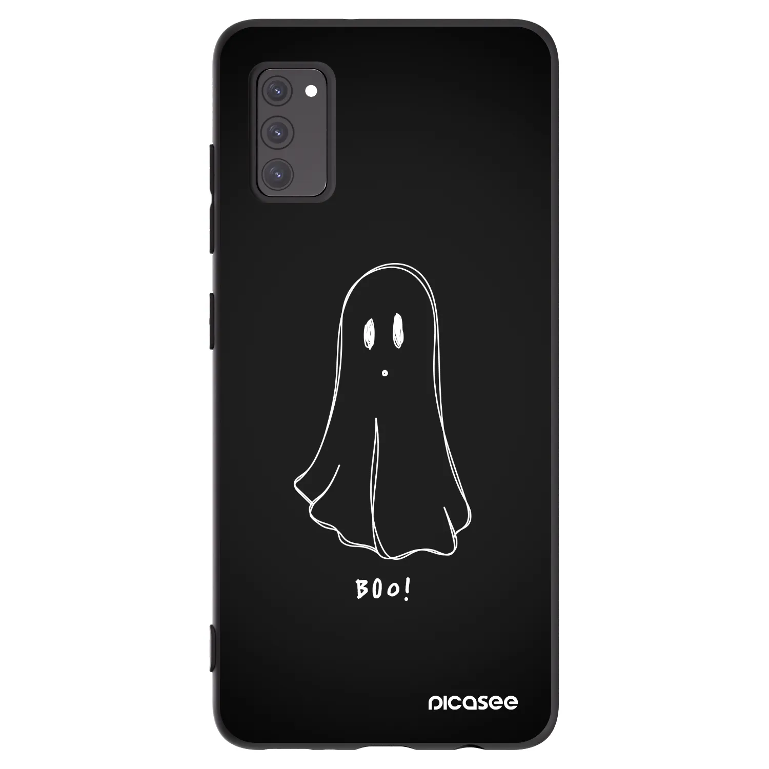 Picasee silikonski črni ovitek za Samsung Galaxy A41 A415F - Ghost 2