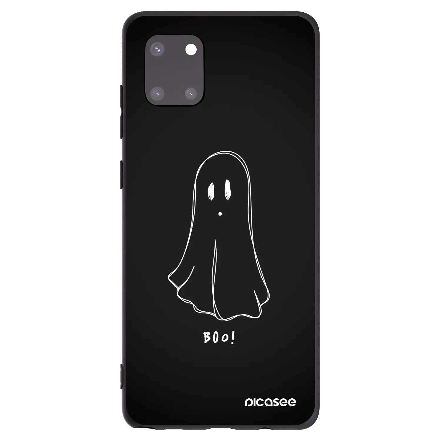 Picasee silikonski črni ovitek za Samsung Galaxy Note 10 Lite N770F - Ghost 2